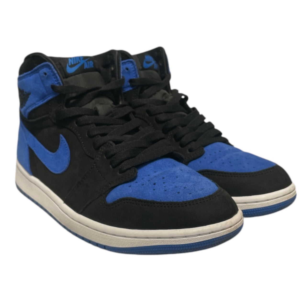 ALR JORDAN/Hi-Sneakers/US 10/Suede/BLU/Jordan 1 Suede Royals view 1