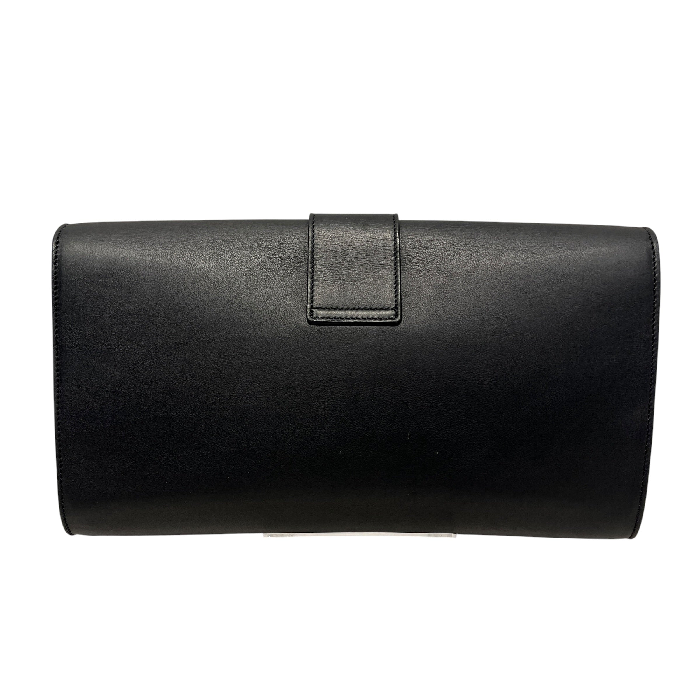 YVES SAINT LAURENT/Clutch Bag/Leather/BLK/Y-LIGNE view 2