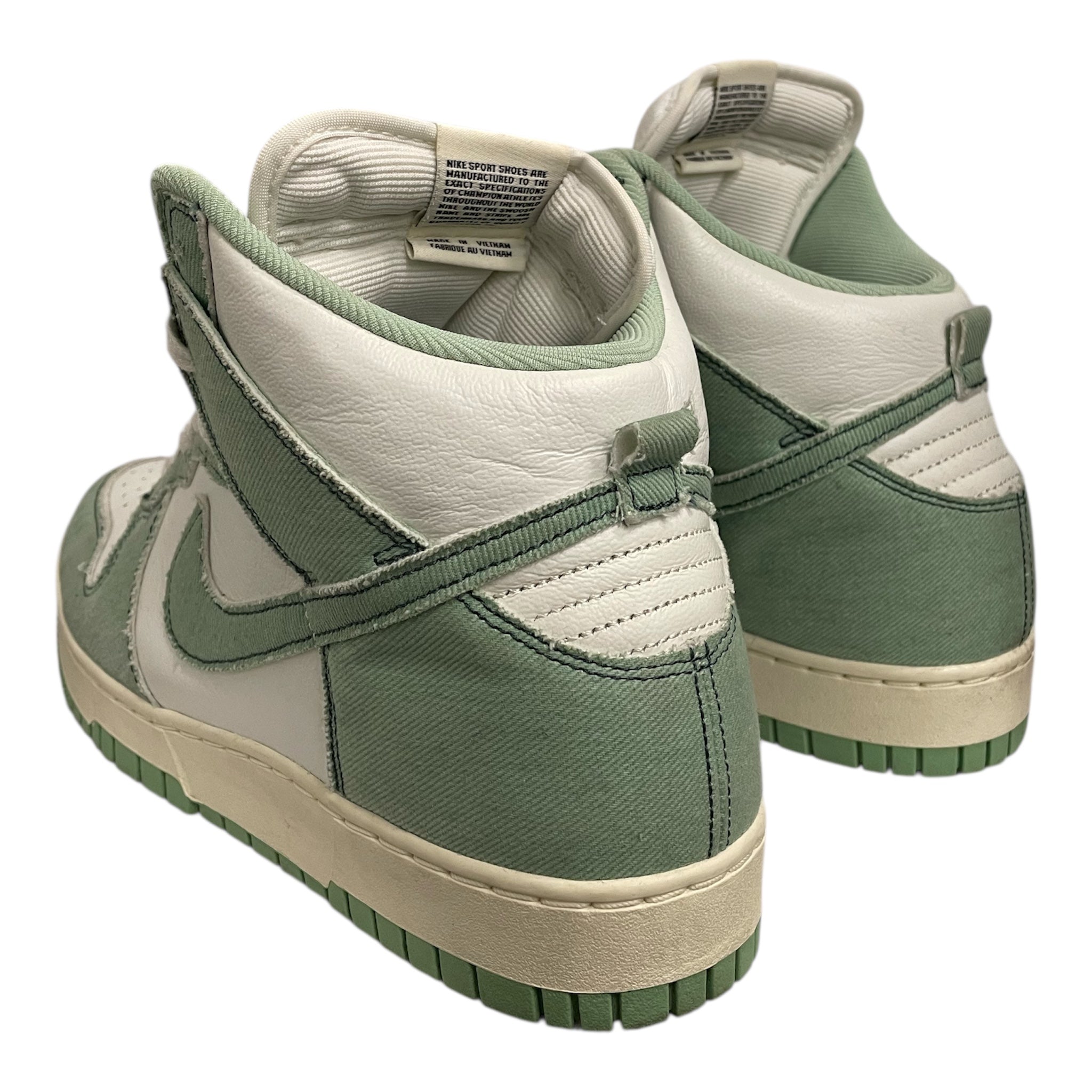 NIKE/DUNK HIGH/Low-Sneakers/US 12.5/Cotton/GRN/U-Tip/DV1143-300 view 2