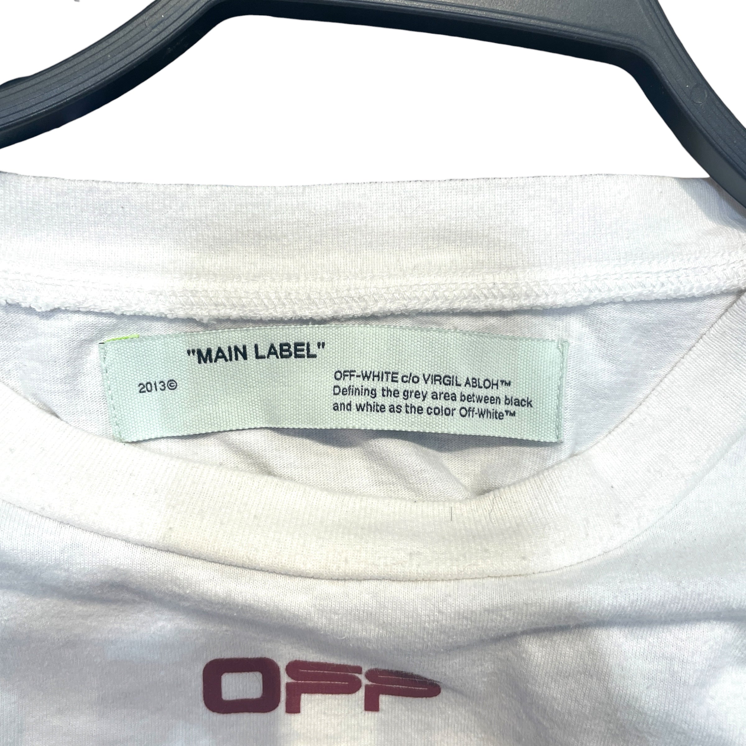 OFF-WHITE/T-Shirt/XL/Cotton/WHT/Graphic/Spder view 3