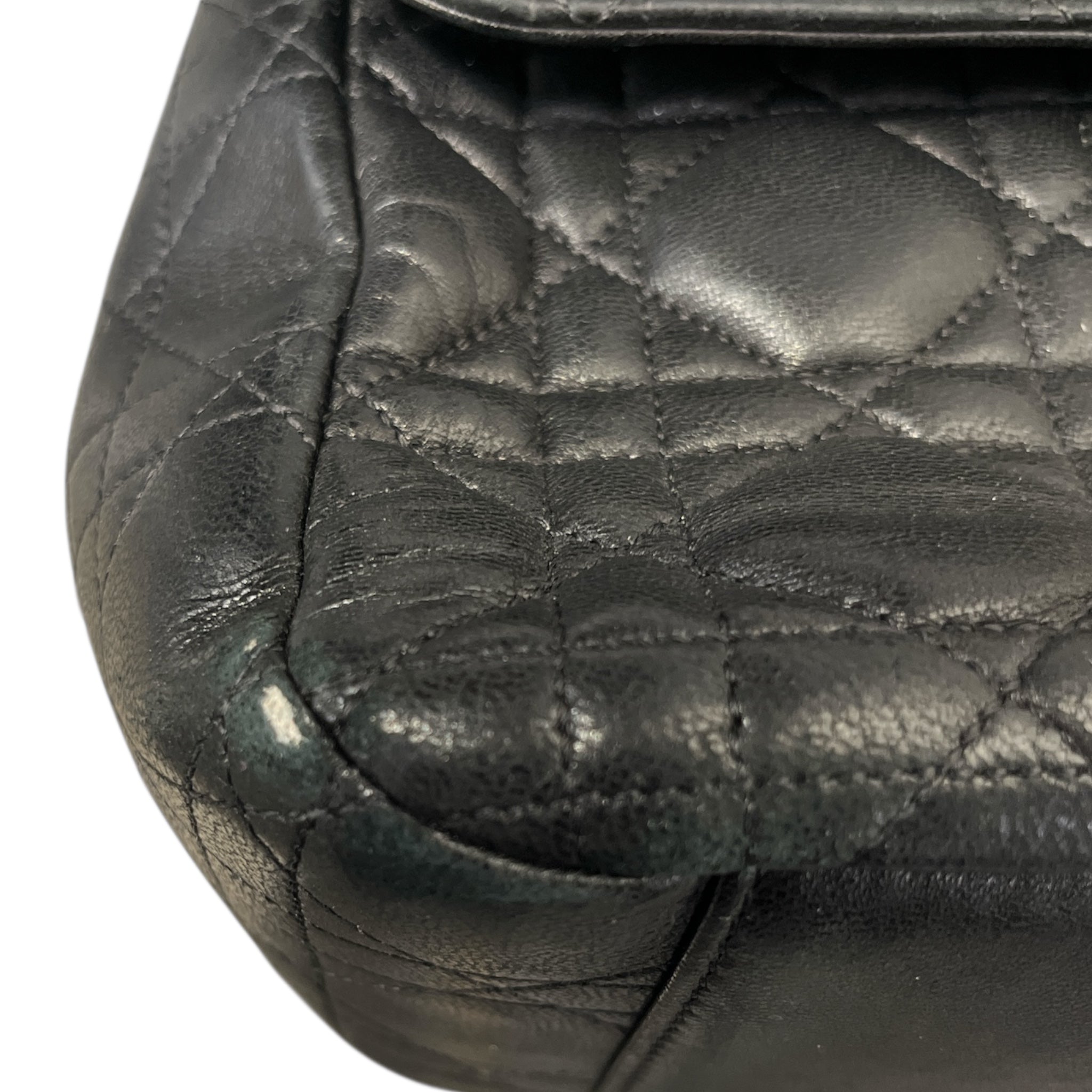 Christian Dior/Hand Bag/Leather/BLK/Cannage Quilted Bag view 8