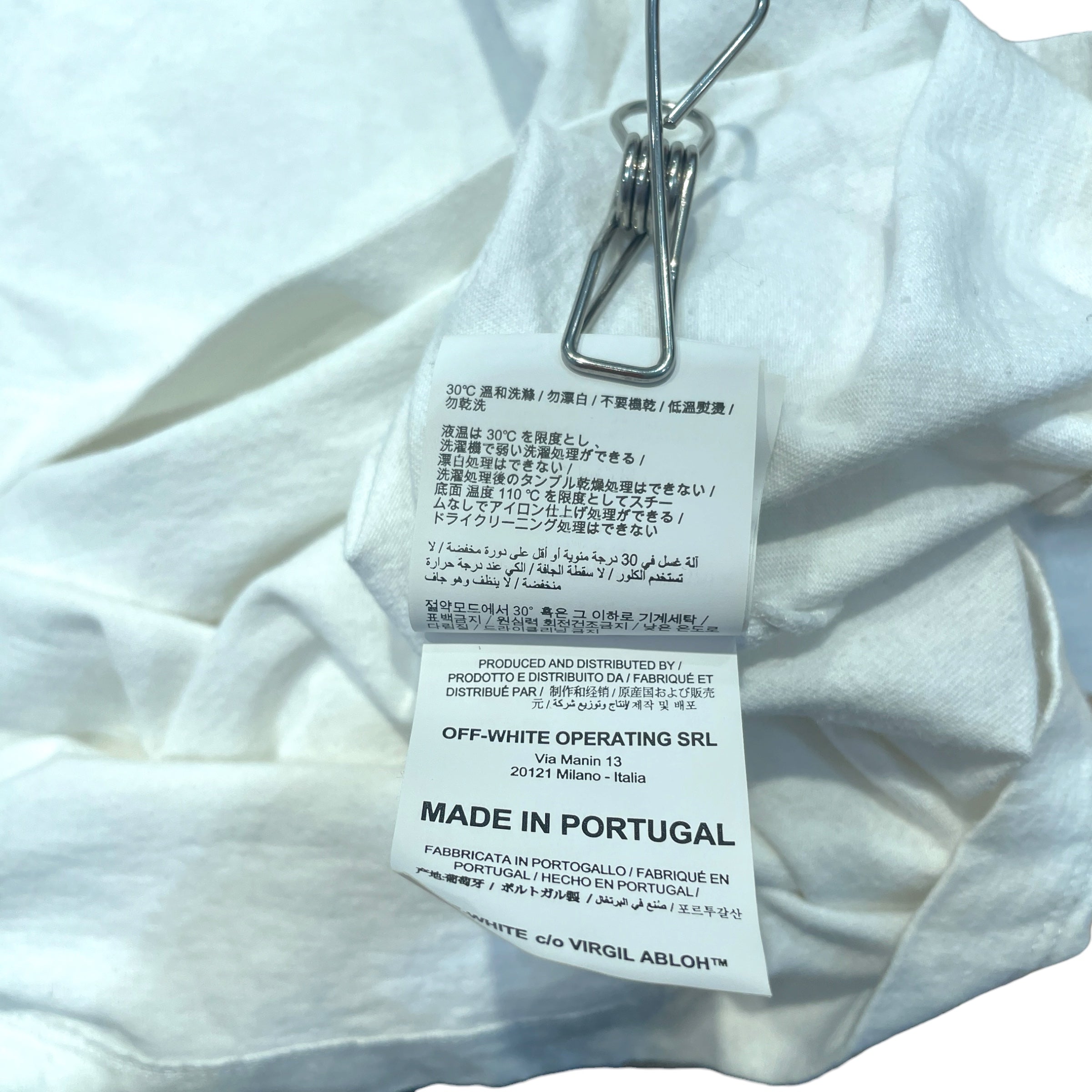 OFF-WHITE/T-Shirt/XL/Cotton/WHT/Graphic/Spder view 7