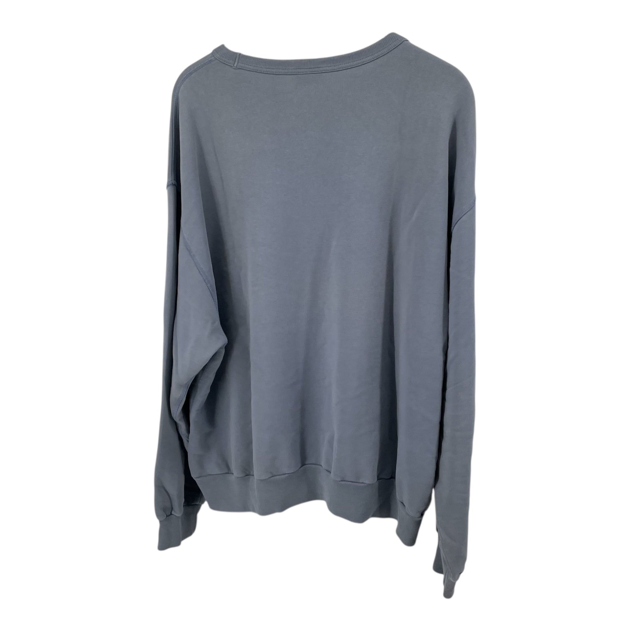 DRIES VAN NOTEN/Sweatshirt/L/Cotton/BLU/EMBROIDERED YOKE CREWNECK view 2