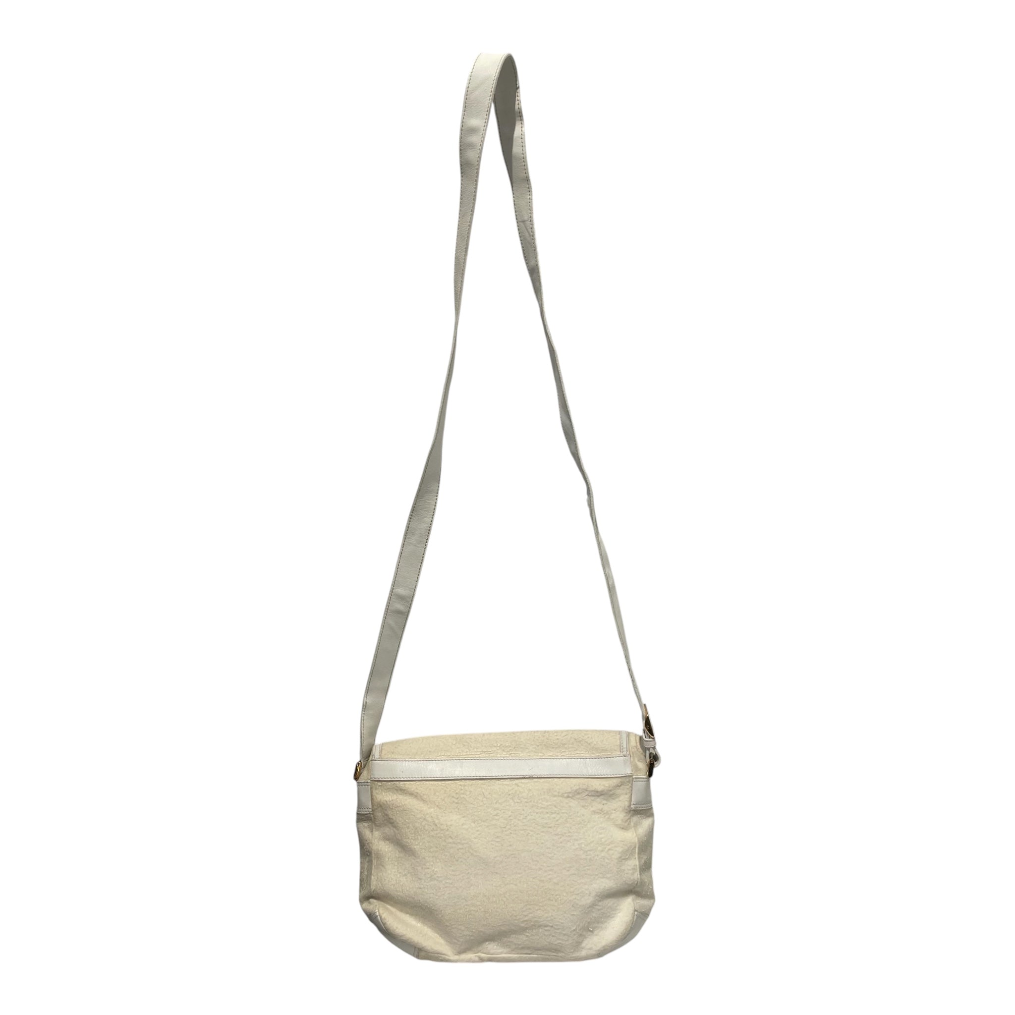 GUCCI/Bag/WHT/vtg satchel white view 2