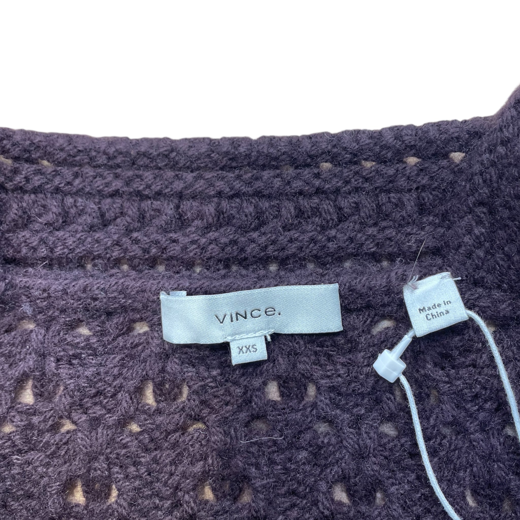 VINCE./SS Cut & Sew/XXS/Wool/PPL/ view 4
