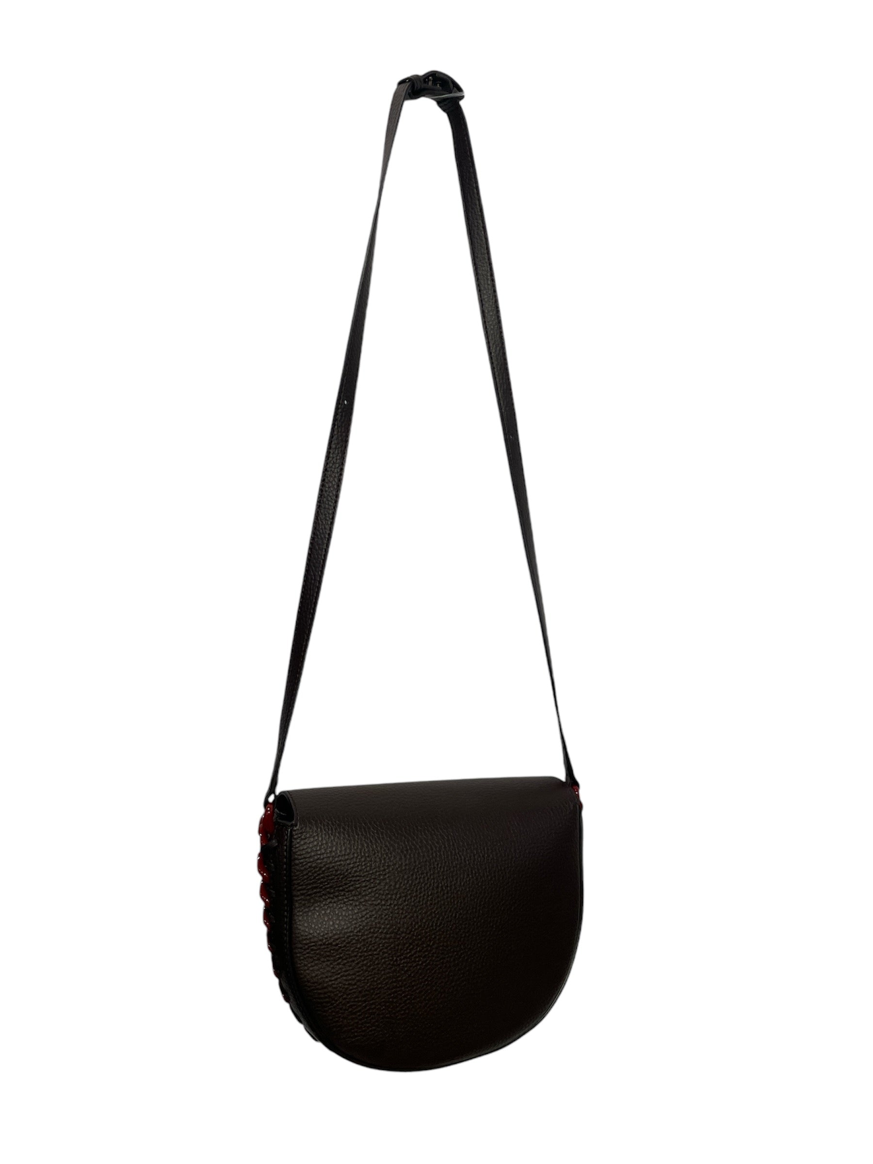 STELLAMcCARTNEY/Cross Body Bag/M/Leather/BRW/RED ACCENT view 2