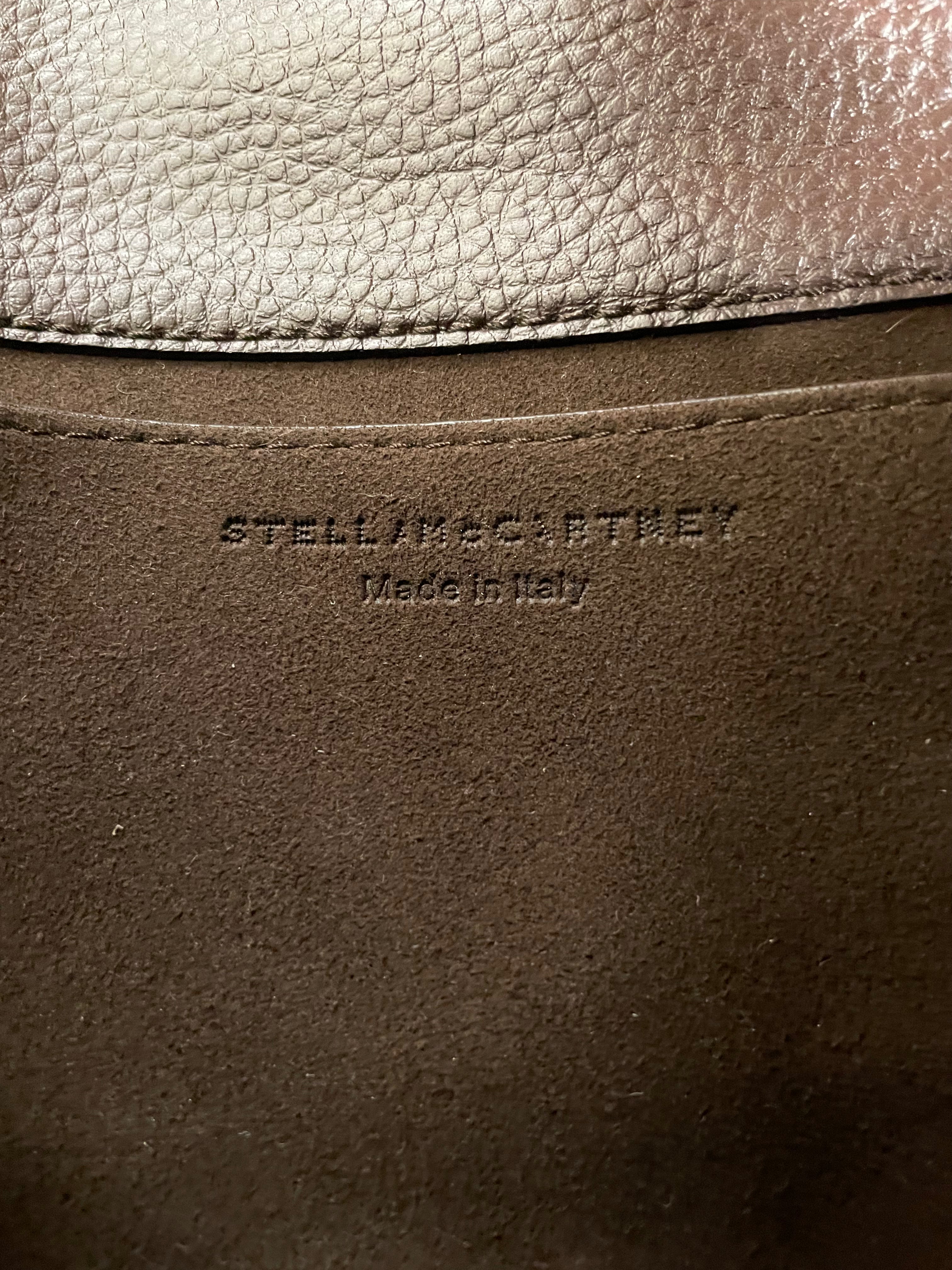STELLAMcCARTNEY/Cross Body Bag/M/Leather/BRW/RED ACCENT view 3