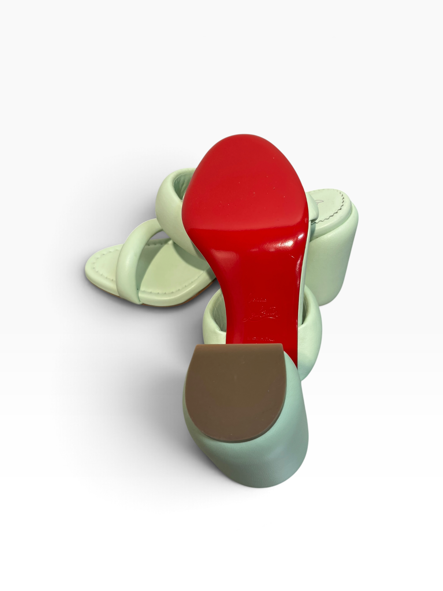 Christian Louboutin/Heels/EU 39.5/Leather/GRN/ view 3