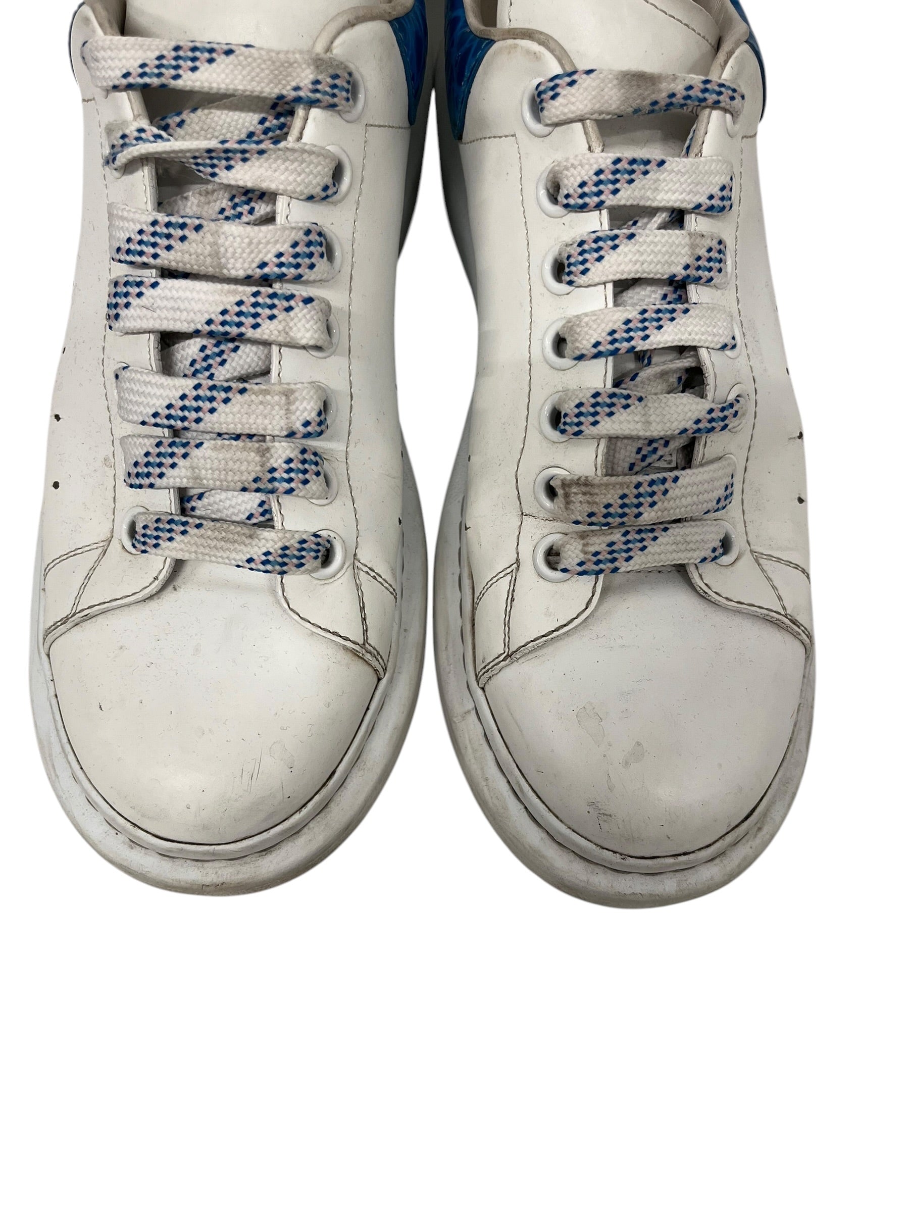 Alexander McQueen/Low-Sneakers/EU 43/Leather/WHT/U-Tip/CHUNKY LOW TOP TRAINERS view 4