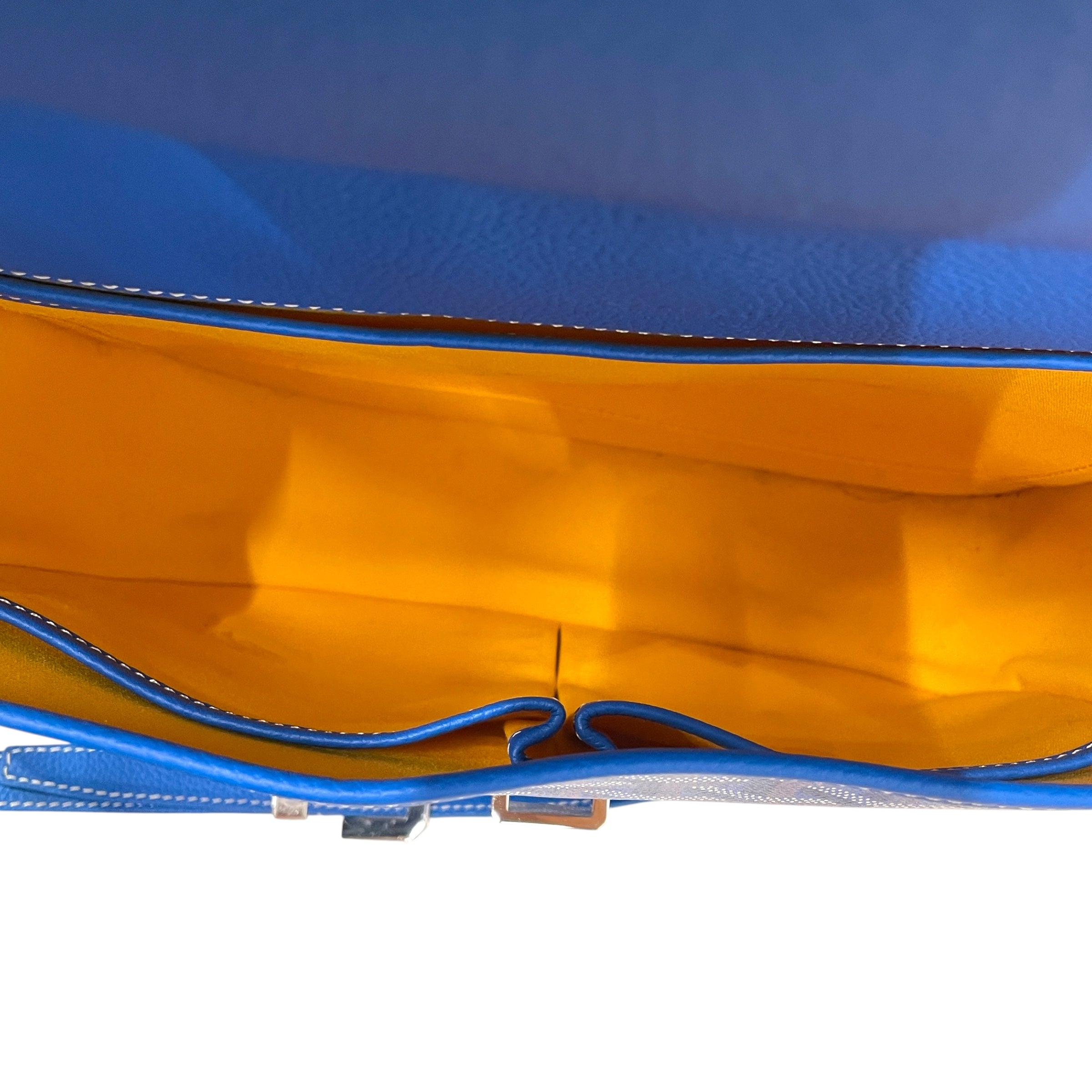 GOYARD/Cross Body Bag/Monogram/BLU/Belvedere messenger view 4