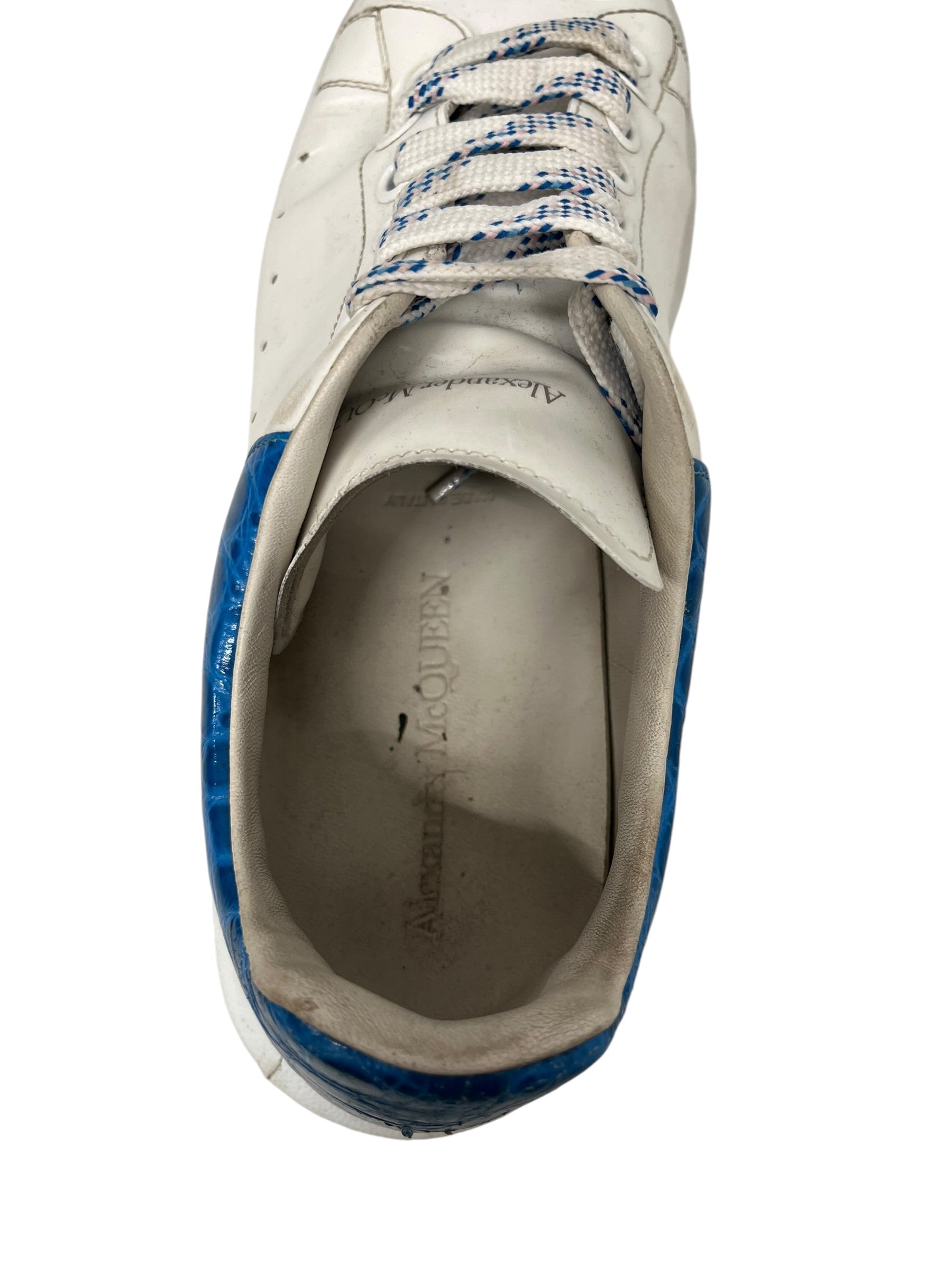 Alexander McQueen/Low-Sneakers/EU 43/Leather/WHT/U-Tip/CHUNKY LOW TOP TRAINERS view 3