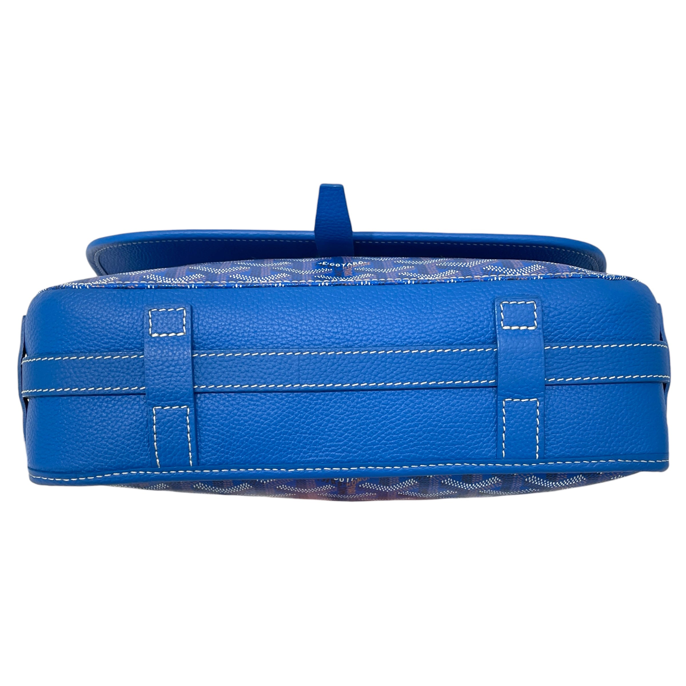 GOYARD/Cross Body Bag/Monogram/BLU/Belvedere messenger view 3