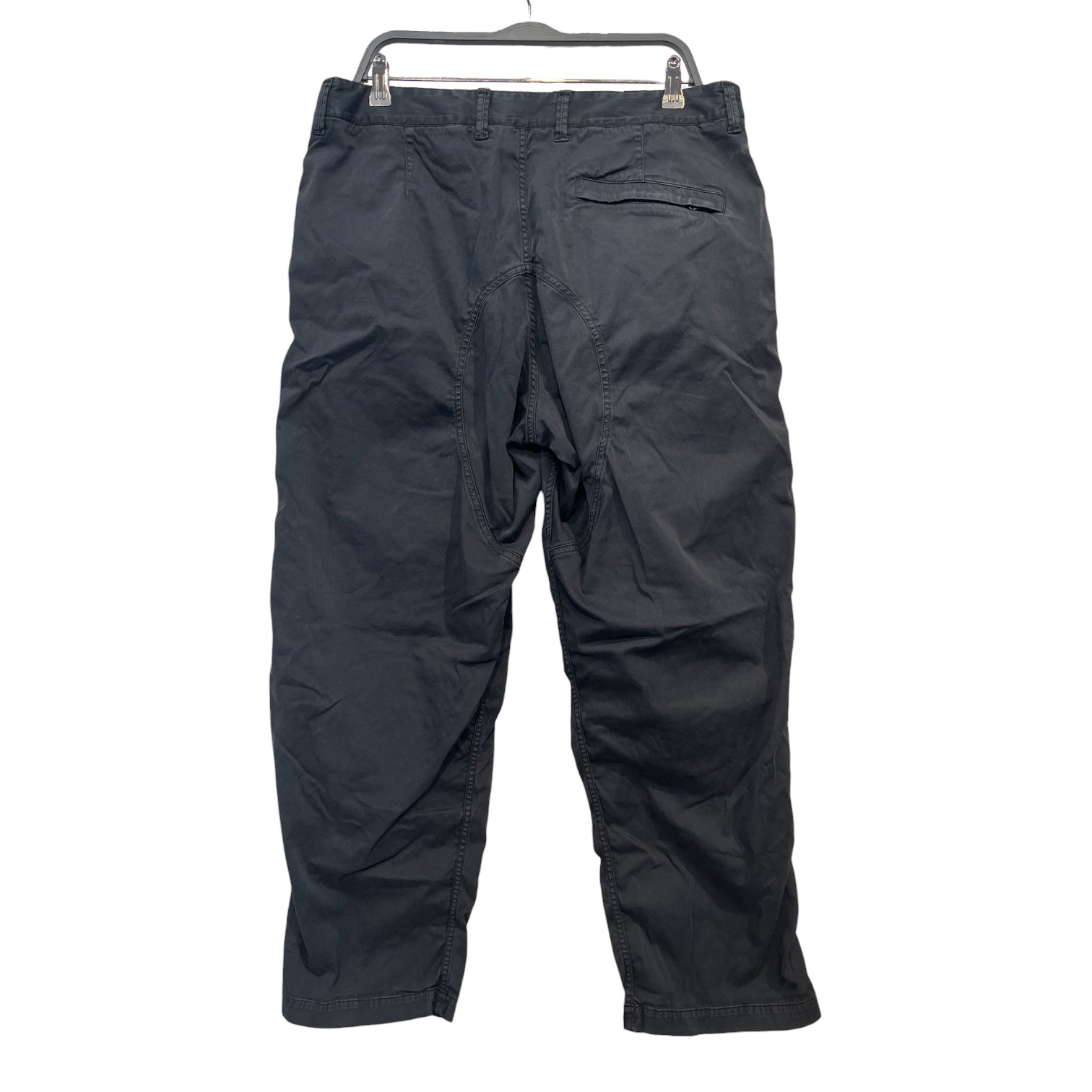 STONE ISLAND/Straight Pants/34/Cotton/BLK/TYPE LO BLACK PANT view 2