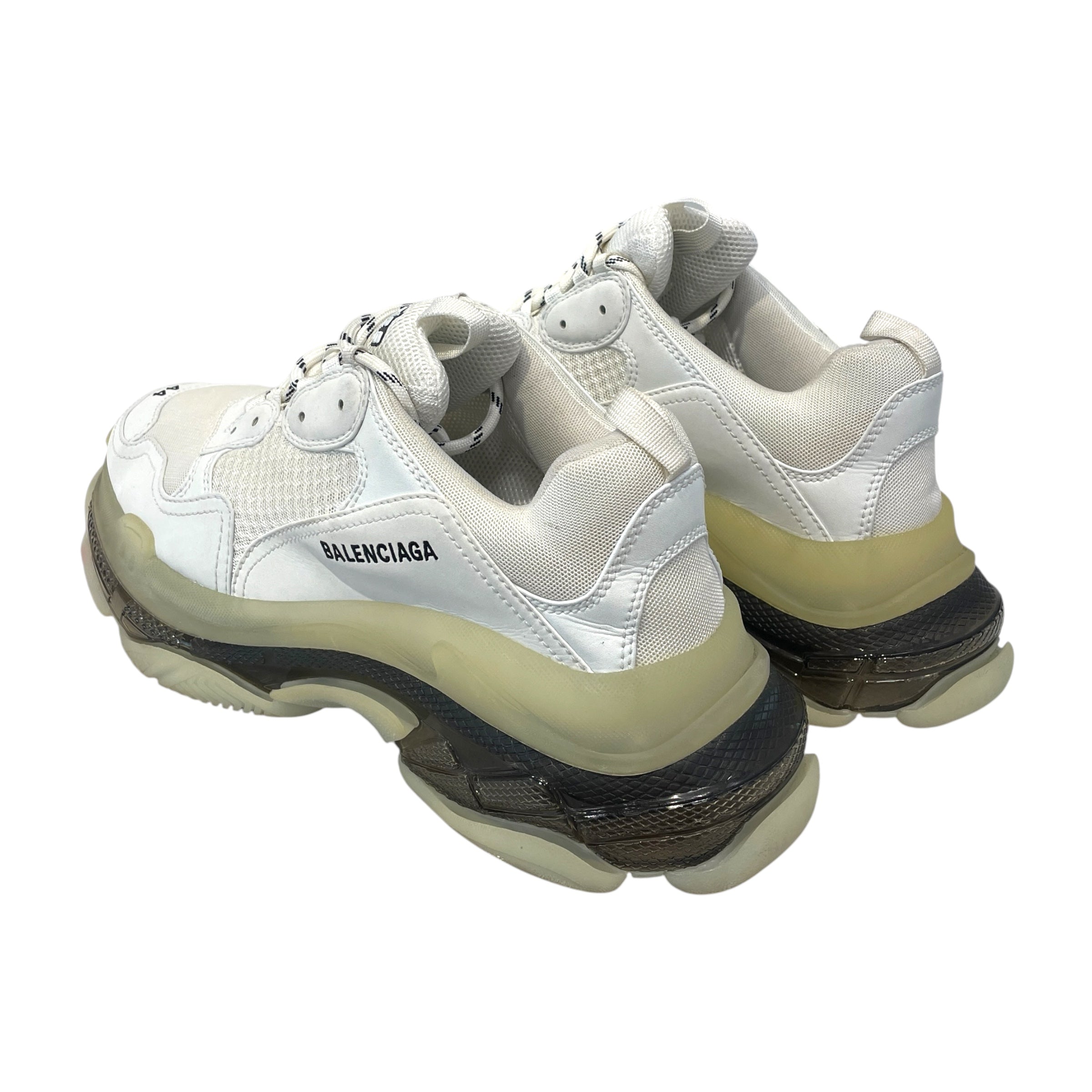 BALENCIAGA/Low-Sneakers/US 11/WHT/Triple S view 2