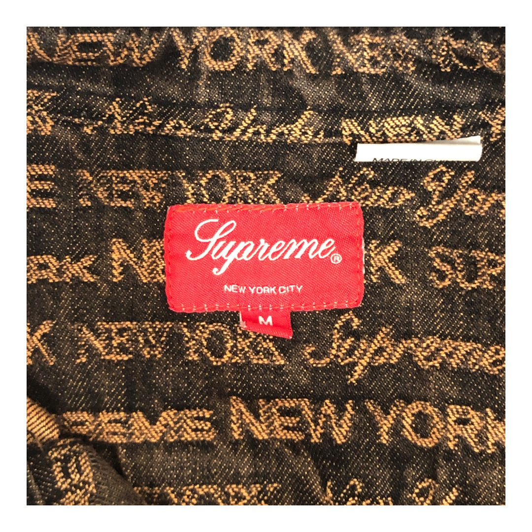 Supreme/Denim Jkt/M/Cotton/BRW/All Over Print/ view 3