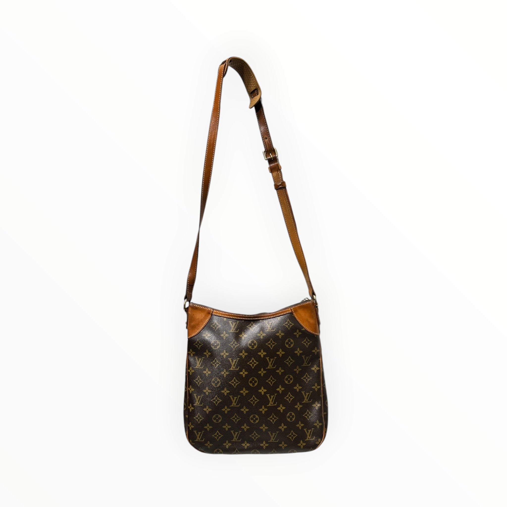 LOUIS VUITTON/Cross Body Bag/Monogram/Leather/BRW/Odeon MM Monogram Bag view 1