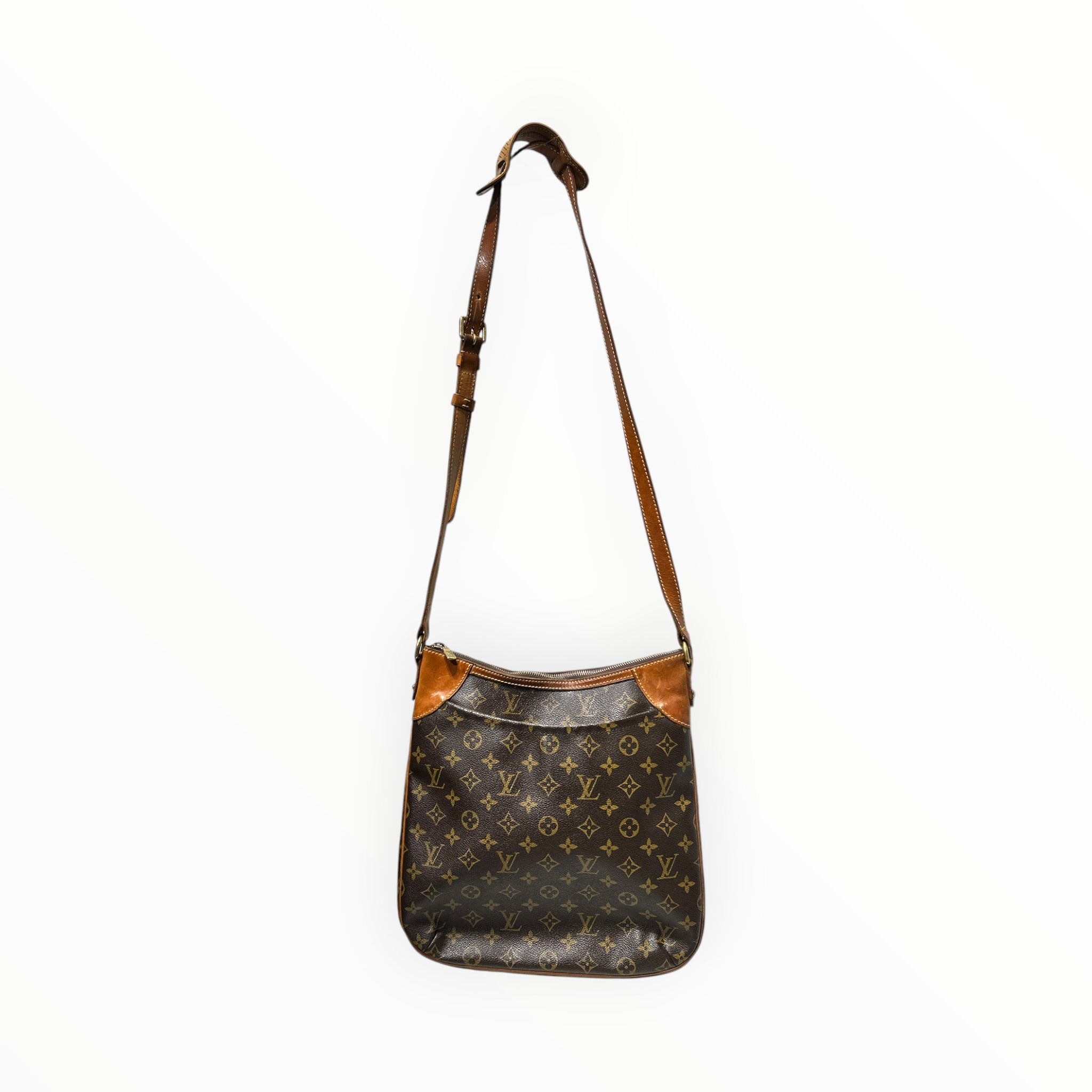 LOUIS VUITTON/Cross Body Bag/Monogram/Leather/BRW/Odeon MM Monogram Bag view 2