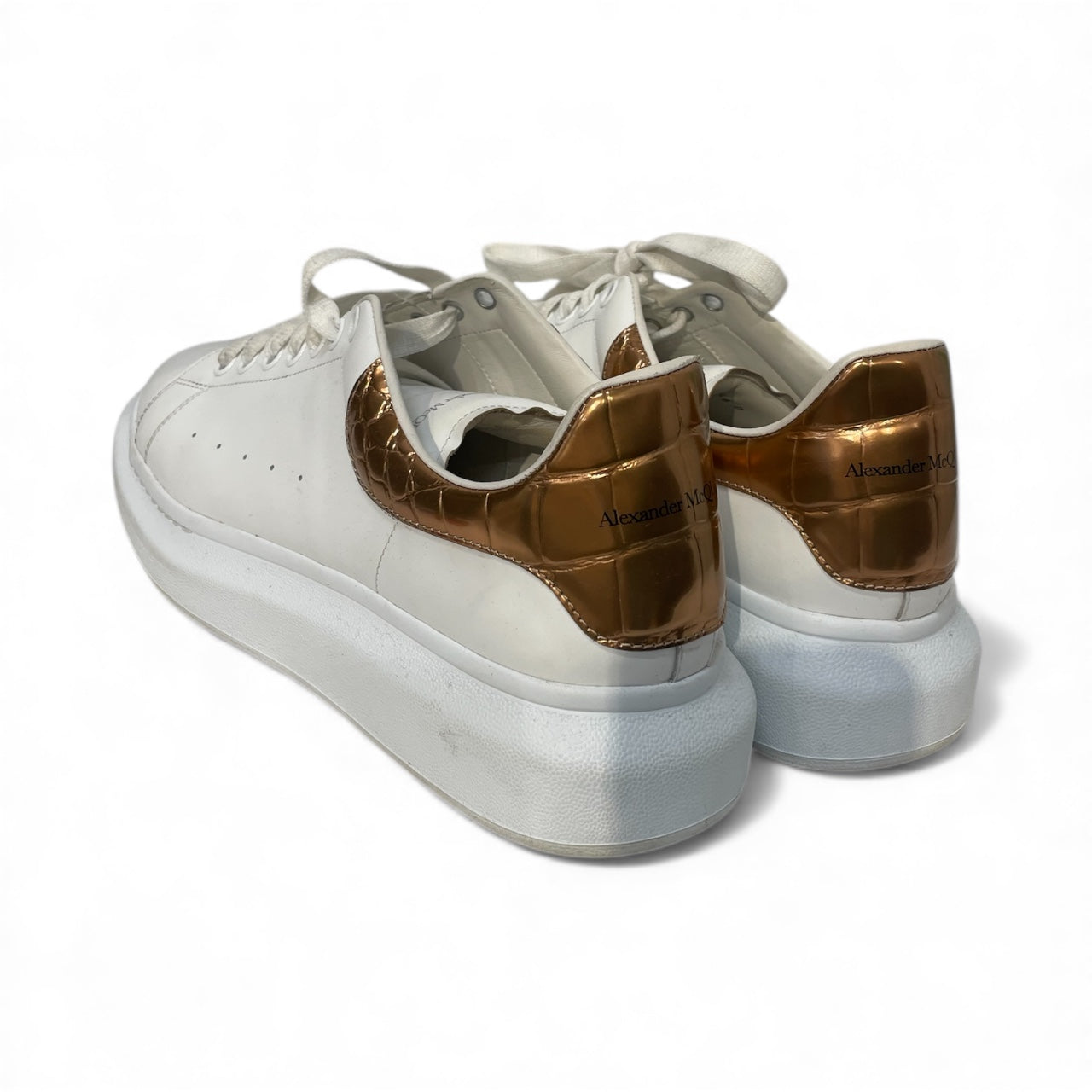 Alexander McQueen/Low-Sneakers/EU 46/Leather/WHT/ view 2