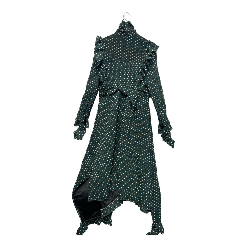 VETEMENTS/Dress/XS/Polka dot/Polyester/GRN/