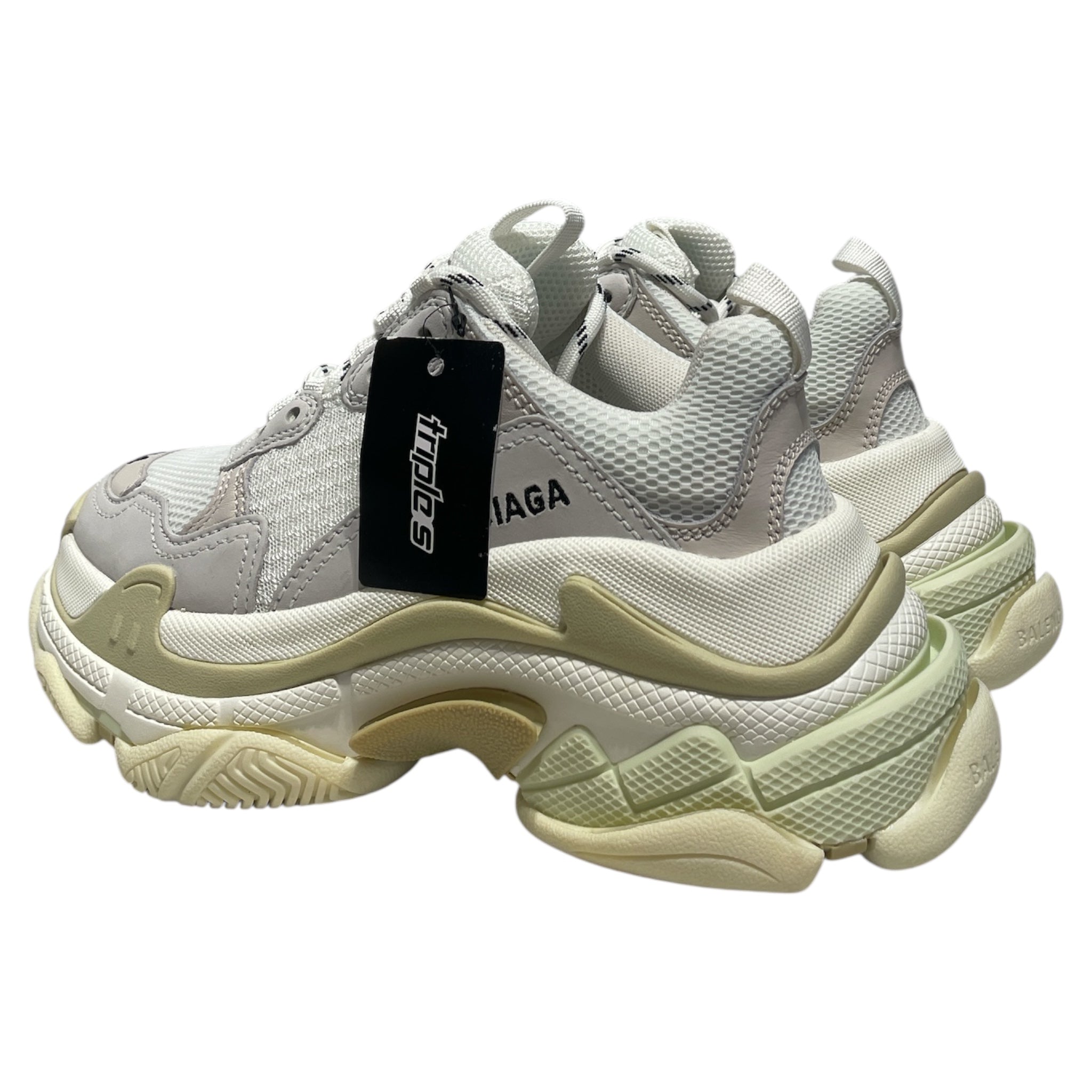 BALENCIAGA/Low-Sneakers/EU 34/WHT/triple s view 2