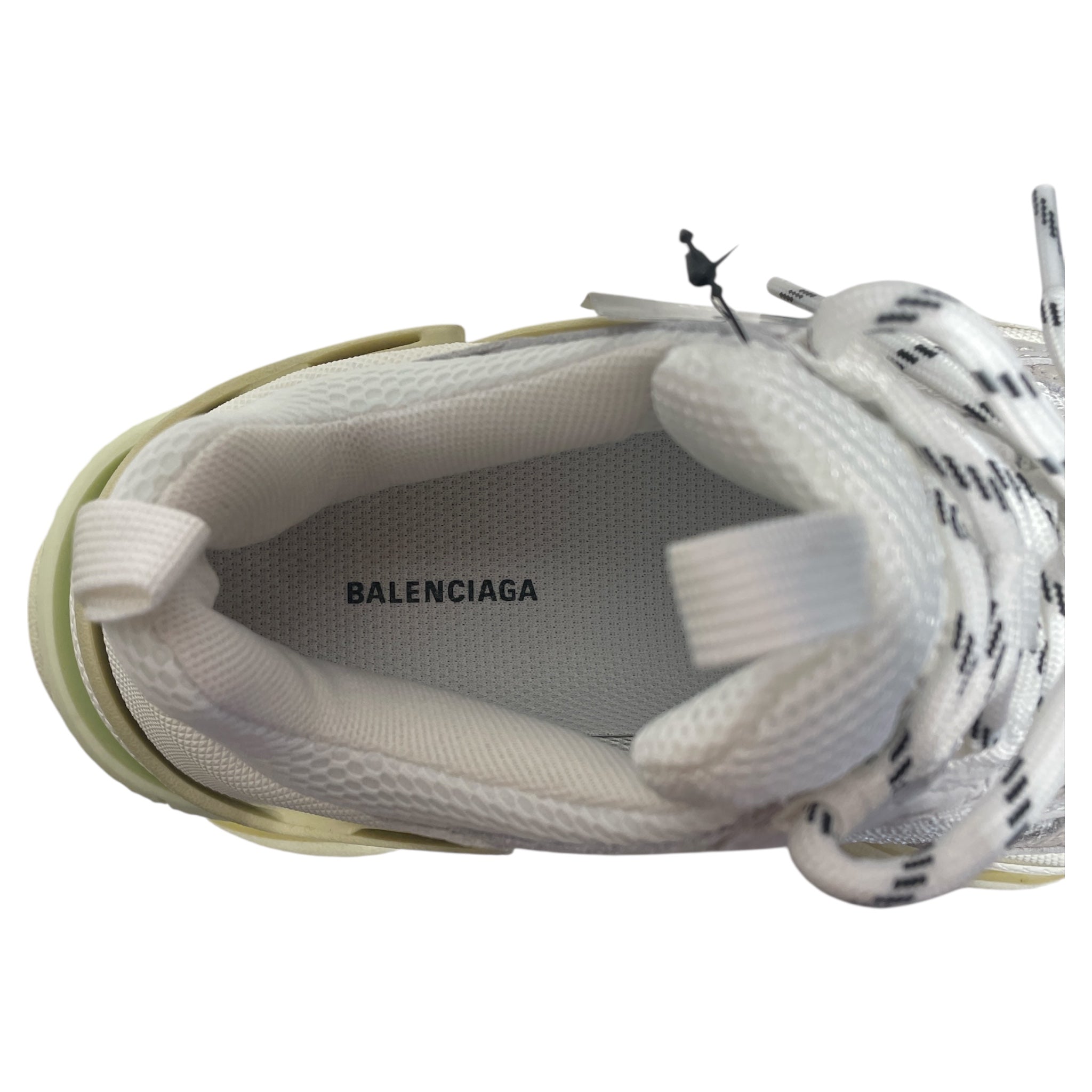 BALENCIAGA/Low-Sneakers/EU 34/WHT/triple s view 3