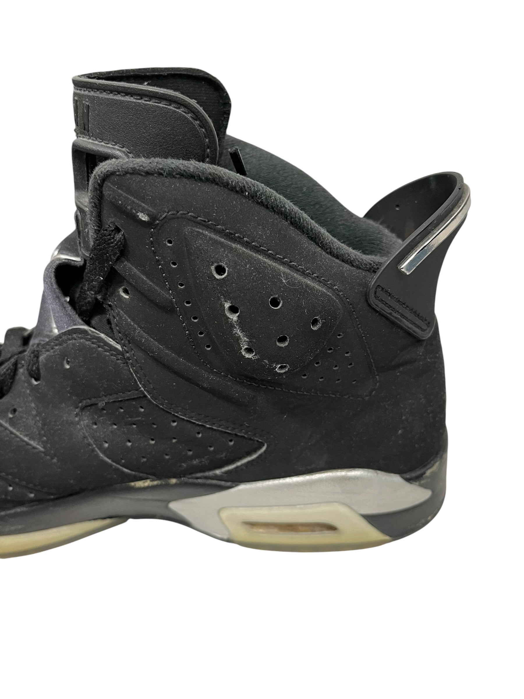 NIKE/AIR JORDAN 6 RETRO/Hi-Sneakers/US 9.5/Cotton/BLK/DX2836-001 view 6