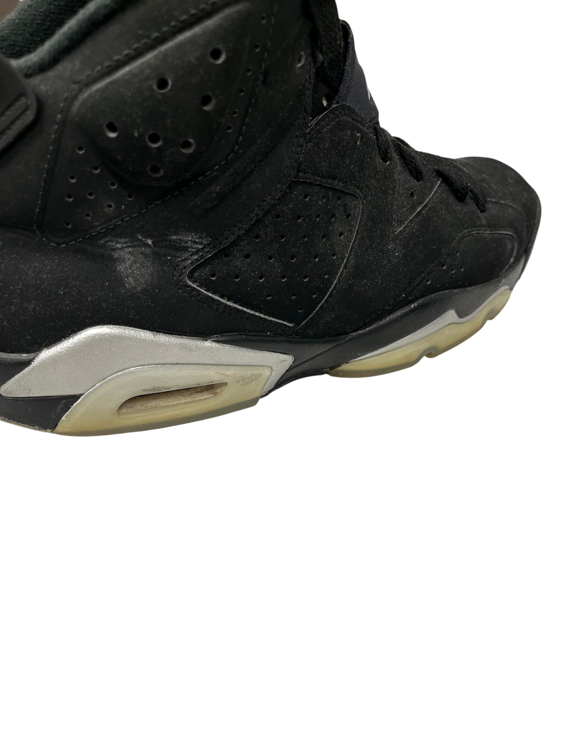 NIKE/AIR JORDAN 6 RETRO/Hi-Sneakers/US 9.5/Cotton/BLK/DX2836-001 view 7