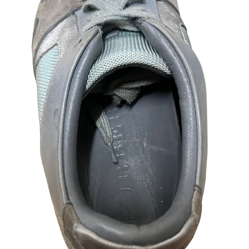 BURBERRY/Low-Sneakers/US 6.5/Leather/SLV/Field sneakers