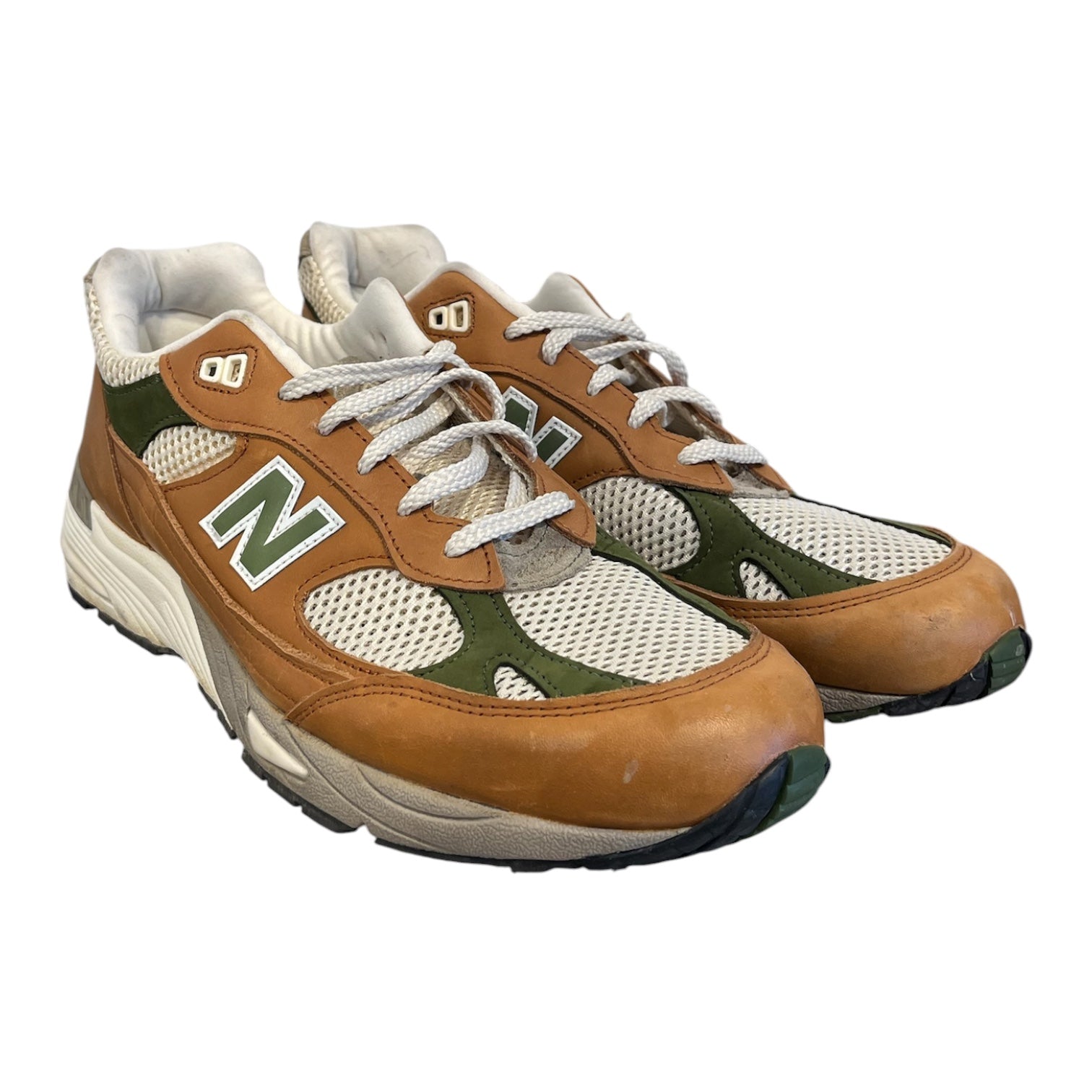 NEW BALANCE/AIME LEON DORE/Low-Sneakers/US 10/MLT/brn/olv 991 view 1