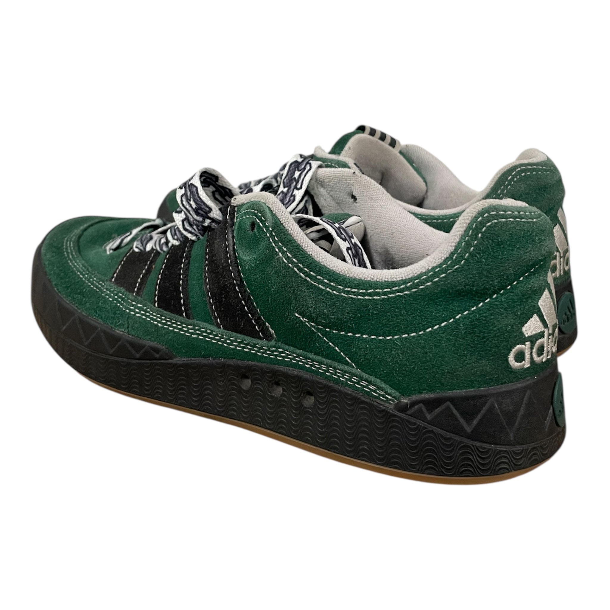 adidas/Low-Sneakers/US 6/Suede/GRN/ADIMATIC BLACK STRIPES view 2
