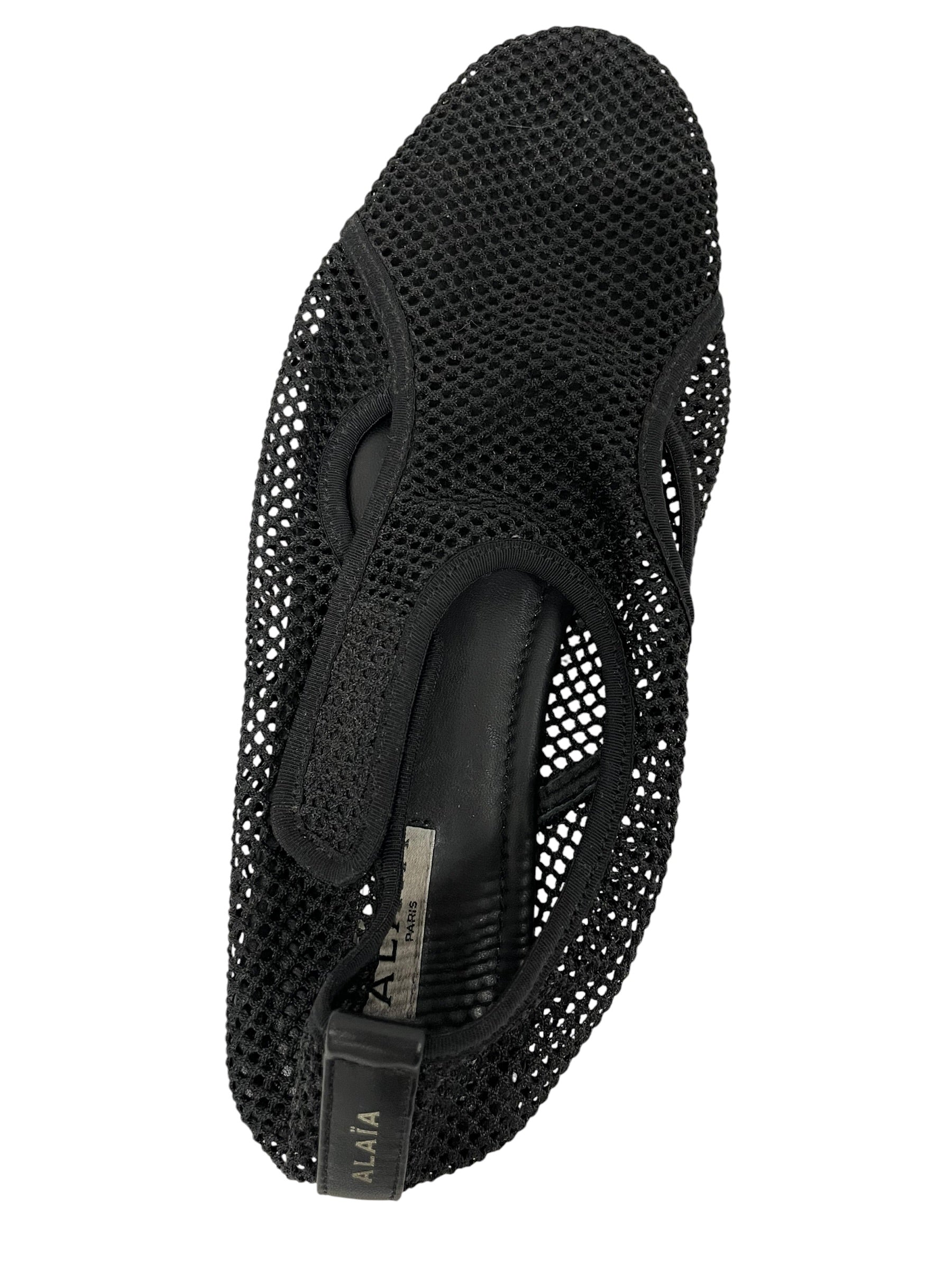 ALAIA/Flat Shoes/EU 40/Cotton/BLK/Slip-on/CLOTH FLATS view 3