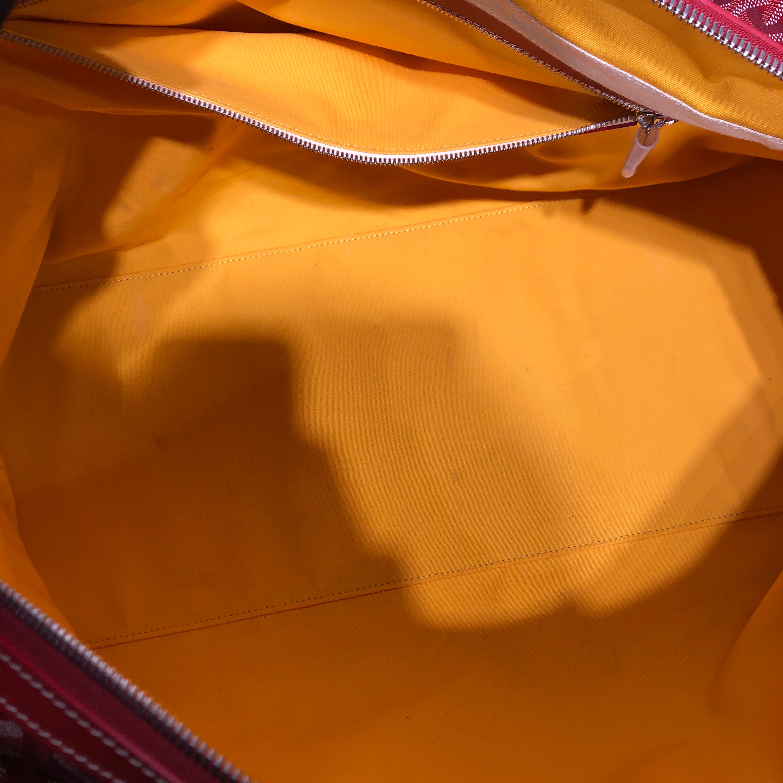 GOYARD/Bag/Monogram/Leather/RED/GOYARDINE BOEING view 5