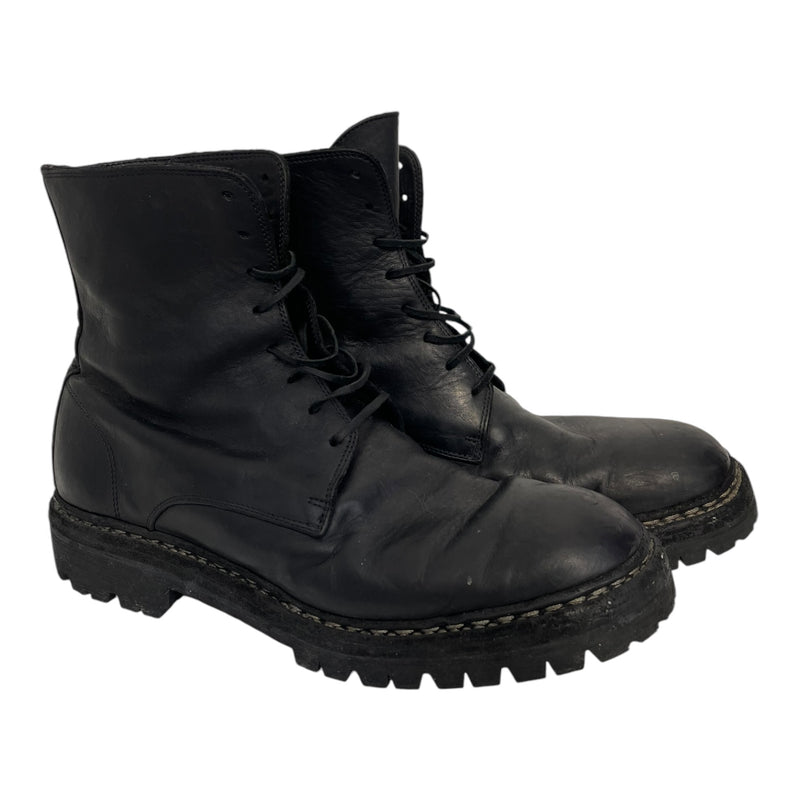 GUIDI/Lace Up Boots/EU 43/Leather/BLK/795V_N Horse Full Grain