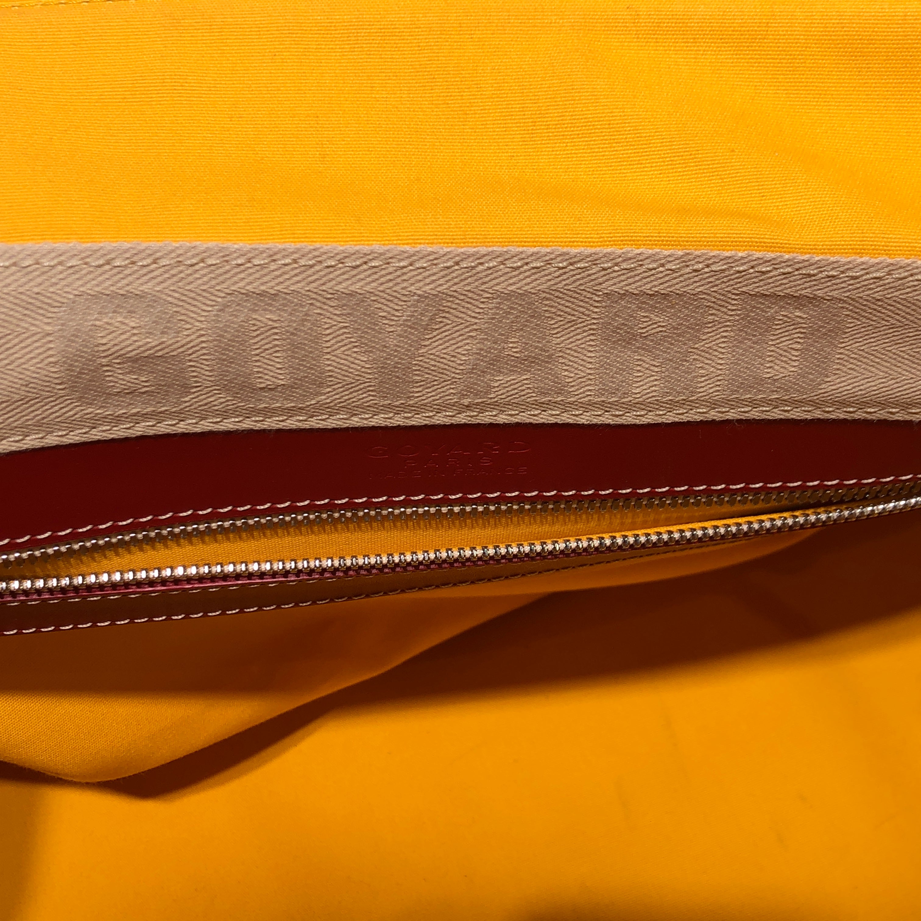 GOYARD/Bag/Monogram/Leather/RED/GOYARDINE BOEING view 6