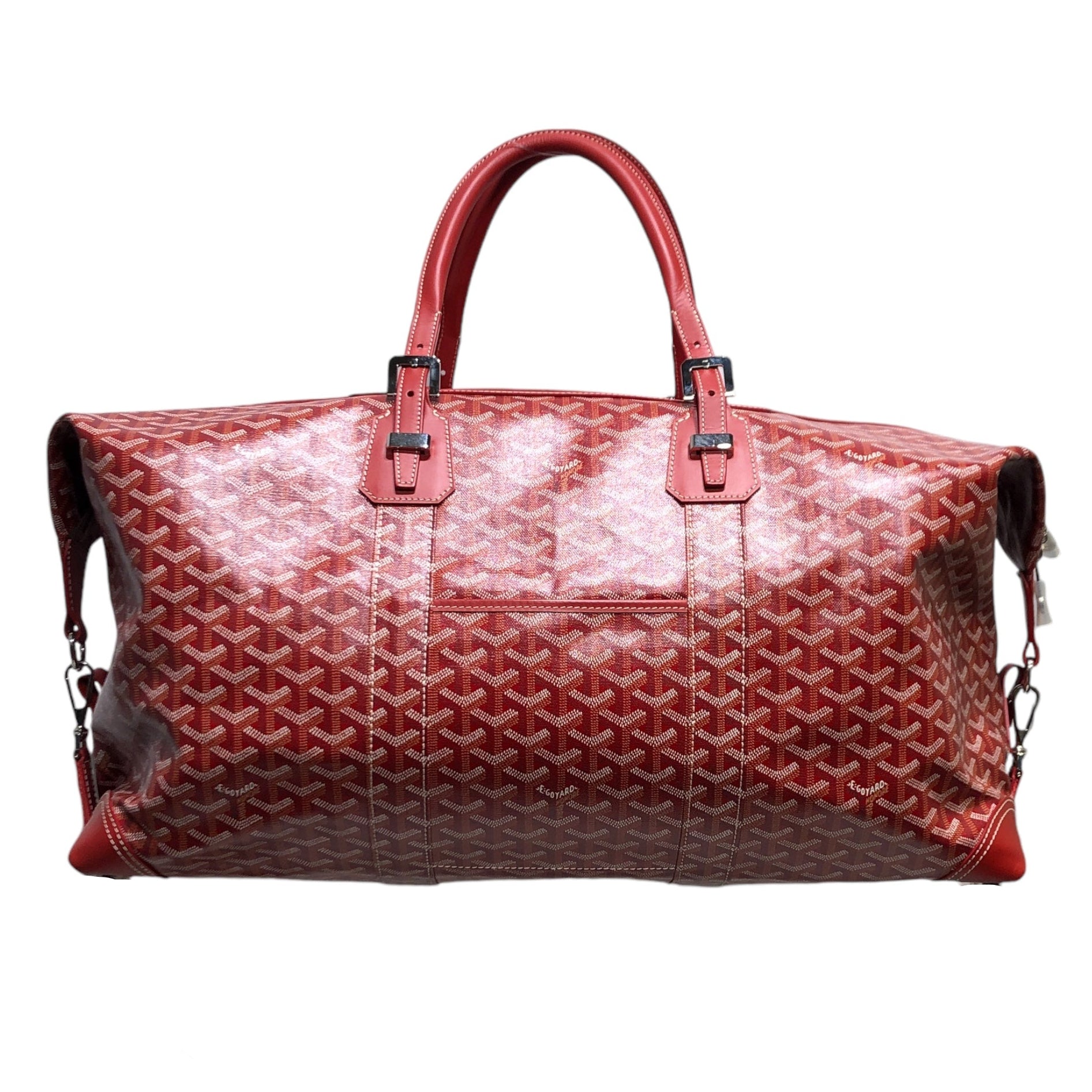 GOYARD/Bag/Monogram/Leather/RED/GOYARDINE BOEING view 2