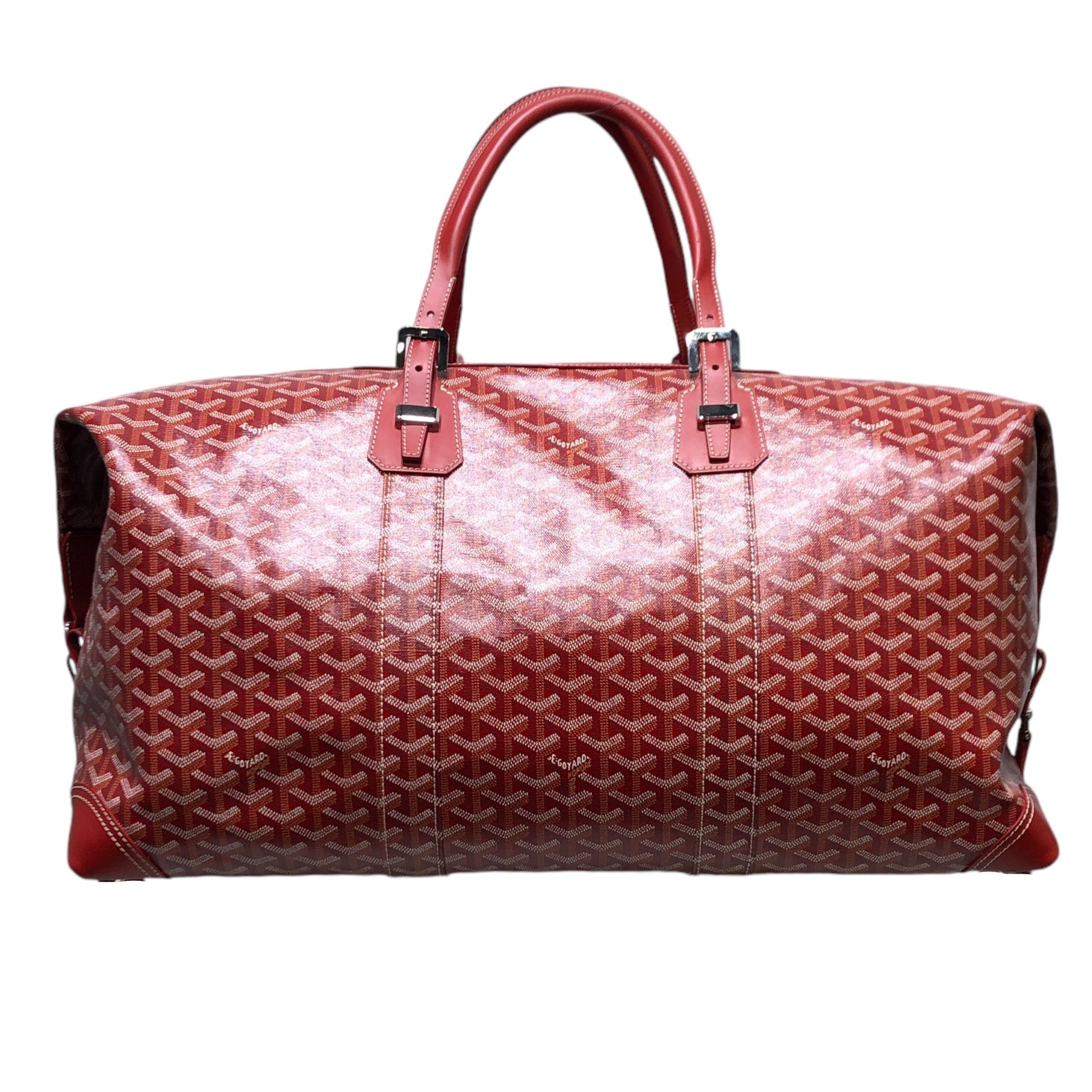 GOYARD/Bag/Monogram/Leather/RED/GOYARDINE BOEING view 1