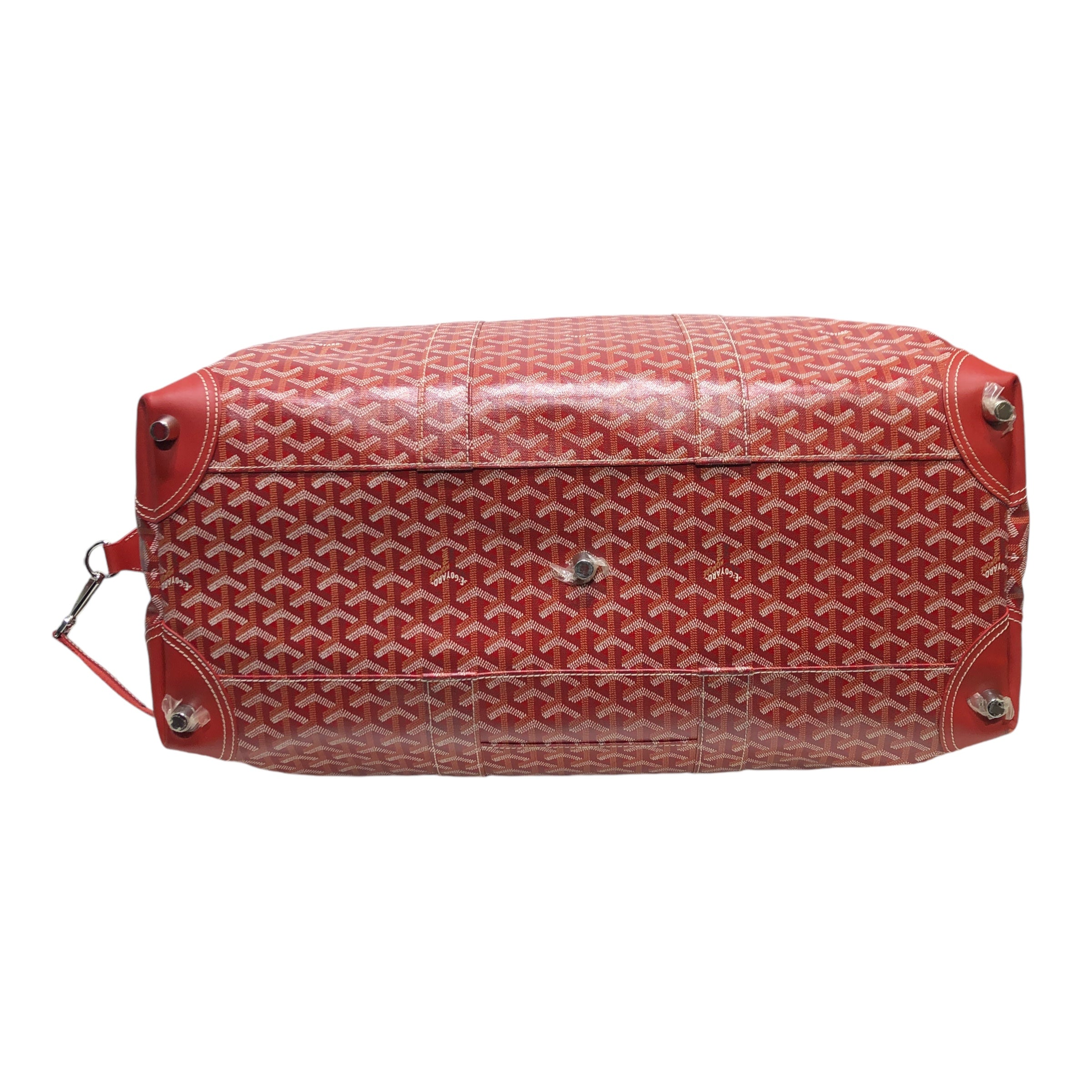 GOYARD/Bag/Monogram/Leather/RED/GOYARDINE BOEING view 4
