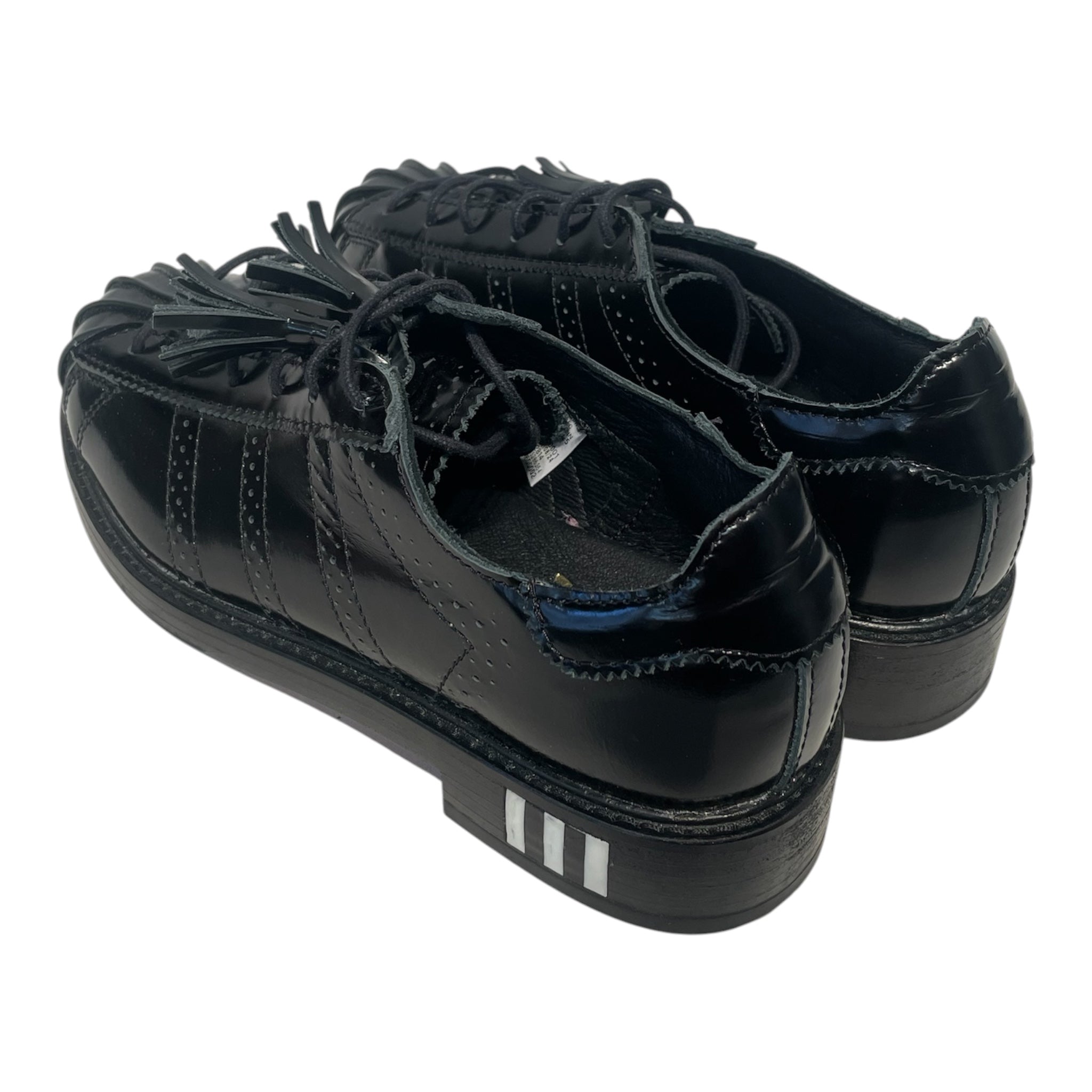 adidas/Low-Sneakers/US 4.5/Leather/BLK/SUPERSTAR DRESS SHOE view 2