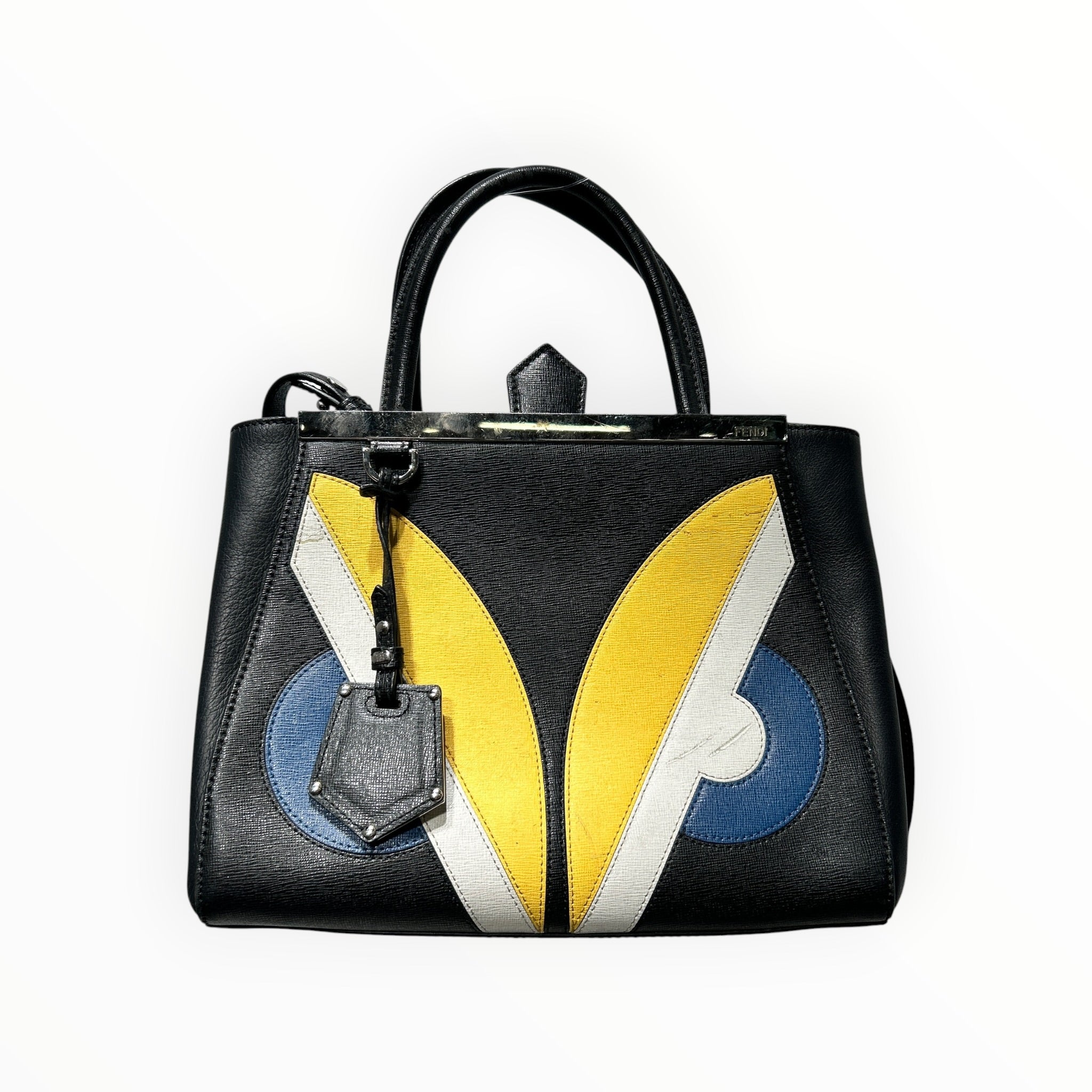 FENDI/Bag/Leather/BLK/MONDTER PETITE 2JOUR view 1