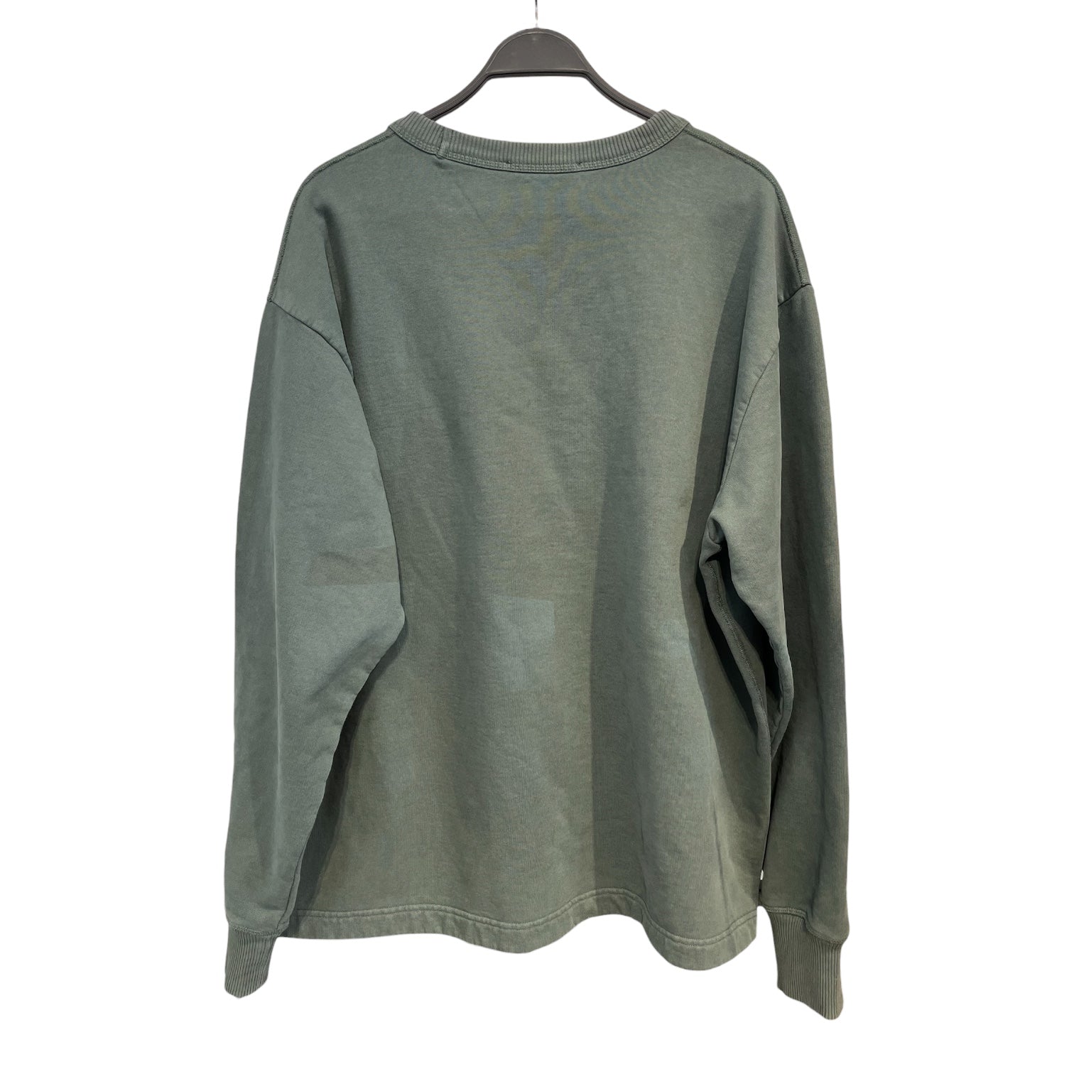Acne Studios/Sweater/M/Cotton/GRN/oversized logo long sleeve view 2