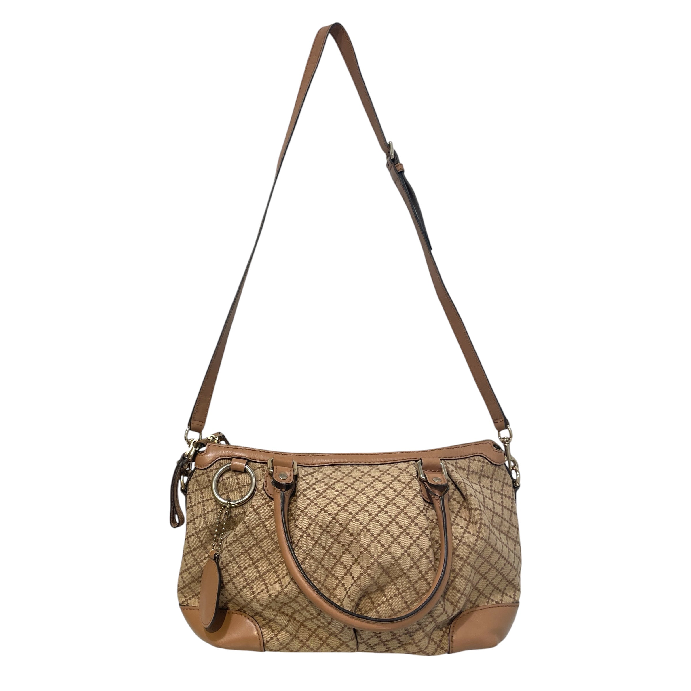 GUCCI/Hand Bag/All Over Print/Cotton/BEG/Diamante Sukey view 1
