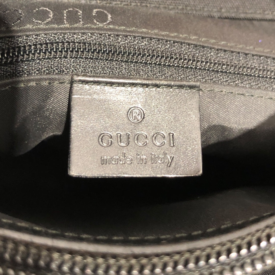 GUCCI/Vintage/Hand Bag/Nylon/BLK/VINTAGE BAMBOO HANDLE NYLON view 8