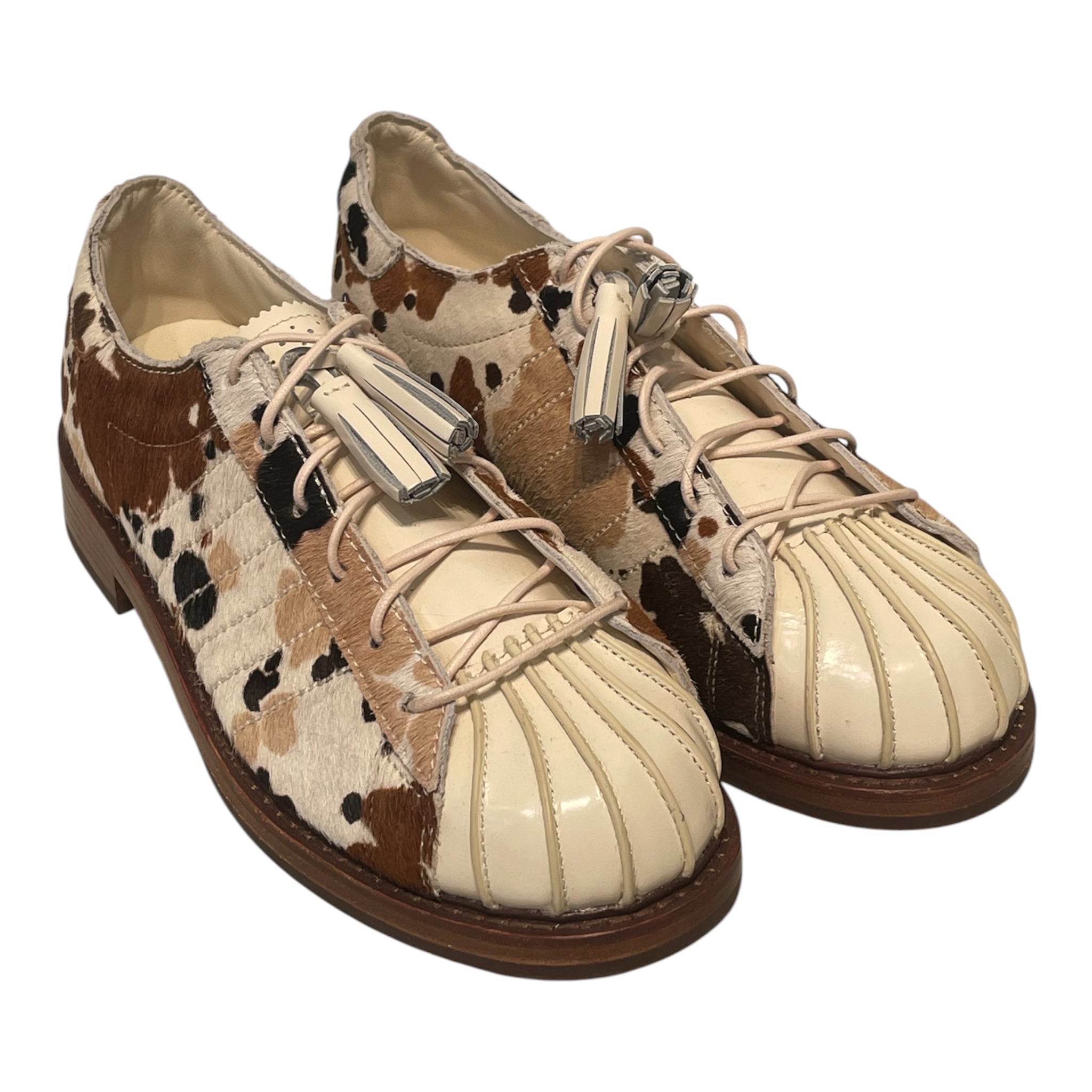 adidas/CLOT(CLOTAPPAREL)/Low-Sneakers/US 6/All Over Print/Leather/CML/SUPERSTAR DRESS SHOES view 1