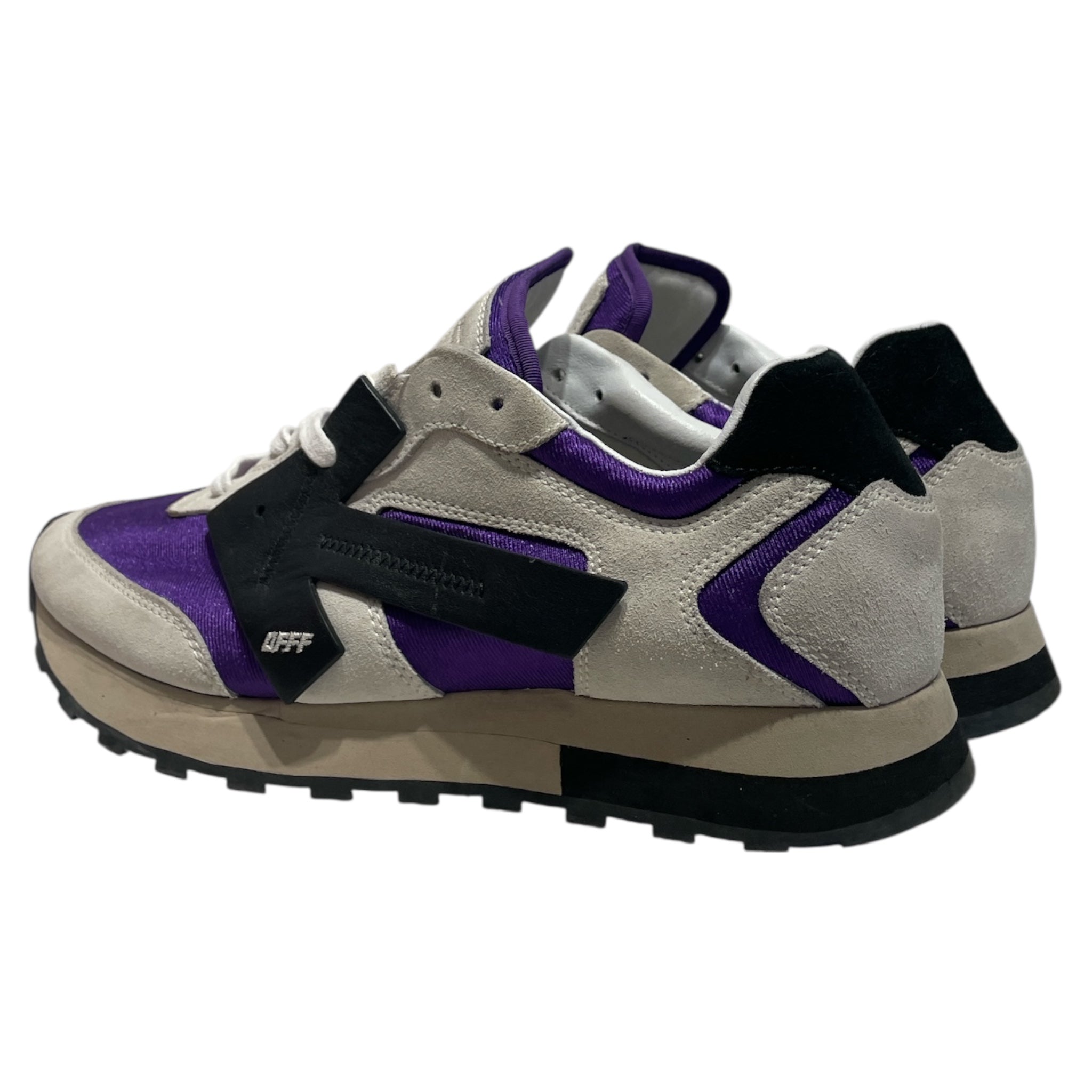 OFF-WHITE/Low-Sneakers/US 10/Cotton/PPL/HG Runner Sneaker view 2