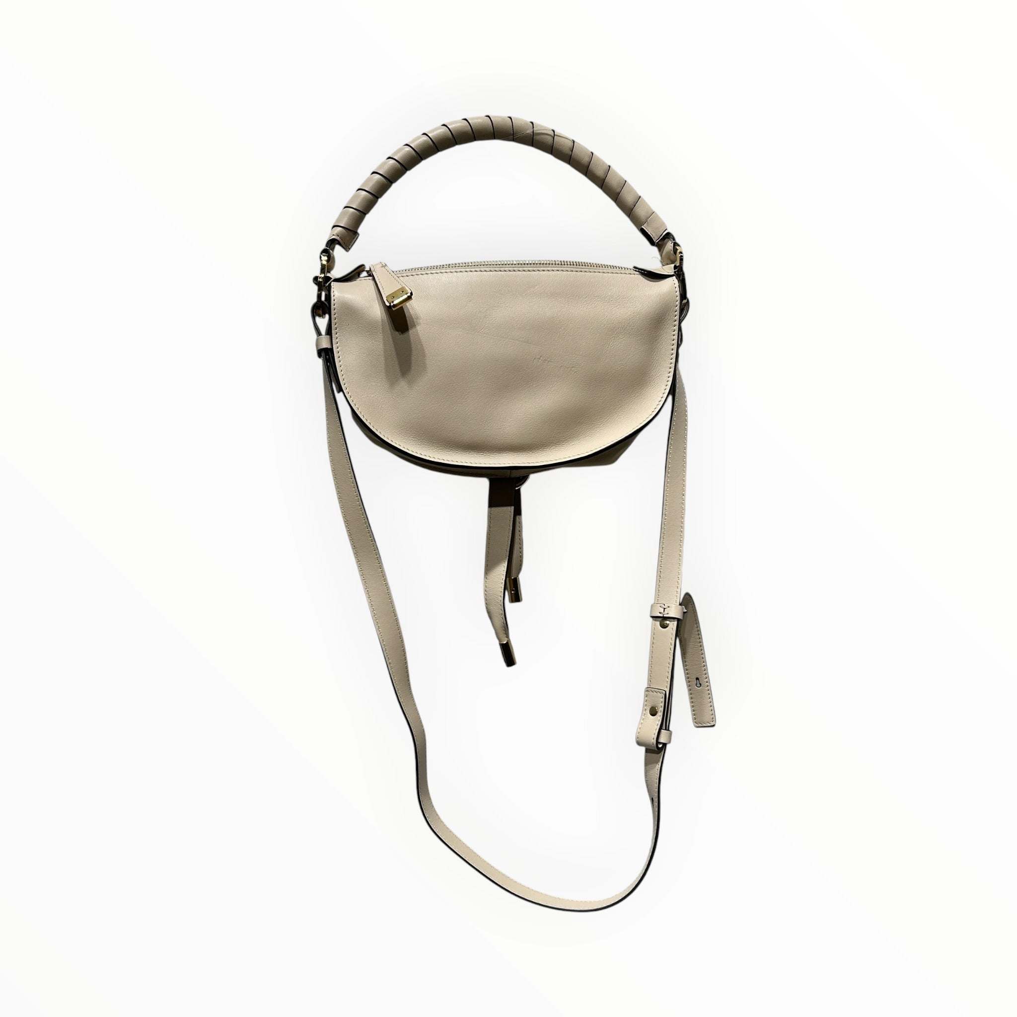 Chloe/Bag/Leather/CRM/MARCIE MINI SADDLE BAG view 2