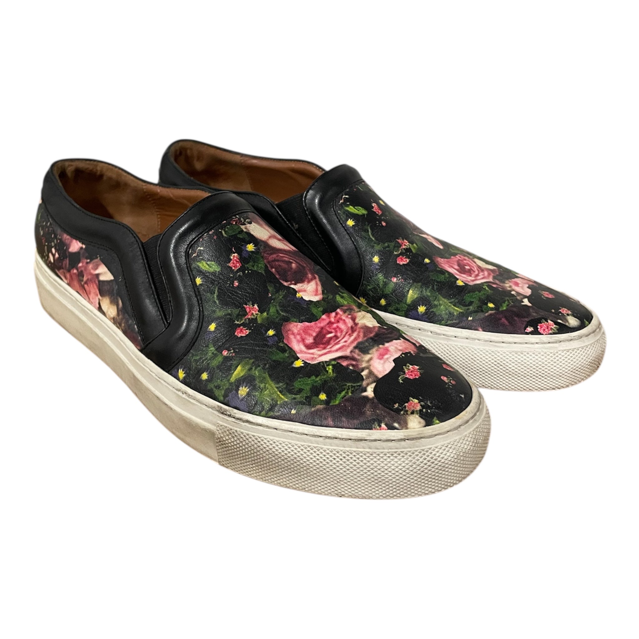 GIVENCHY/Shoes/EU 38/Floral Pattern/Leather/BLK/pink flowers view 1