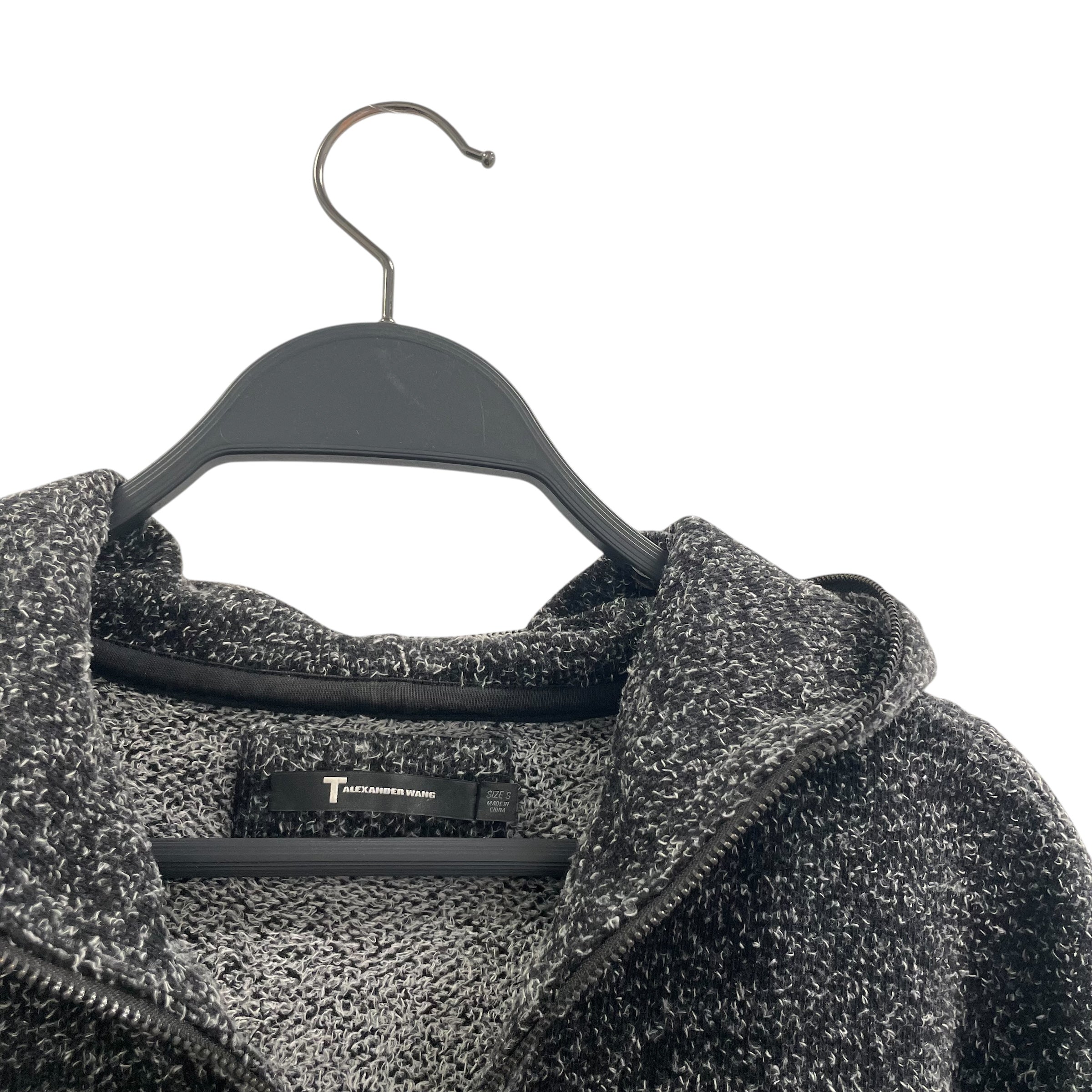 T by ALEXANDER WANG/Hoodie/S/Cotton/GRY/ view 3