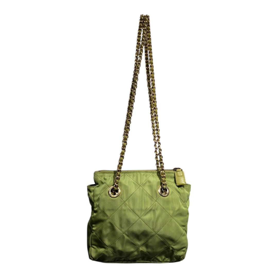 PRADA/Pouch/Nylon/GRN/QUILTED NYLON LIME GREEN view 2
