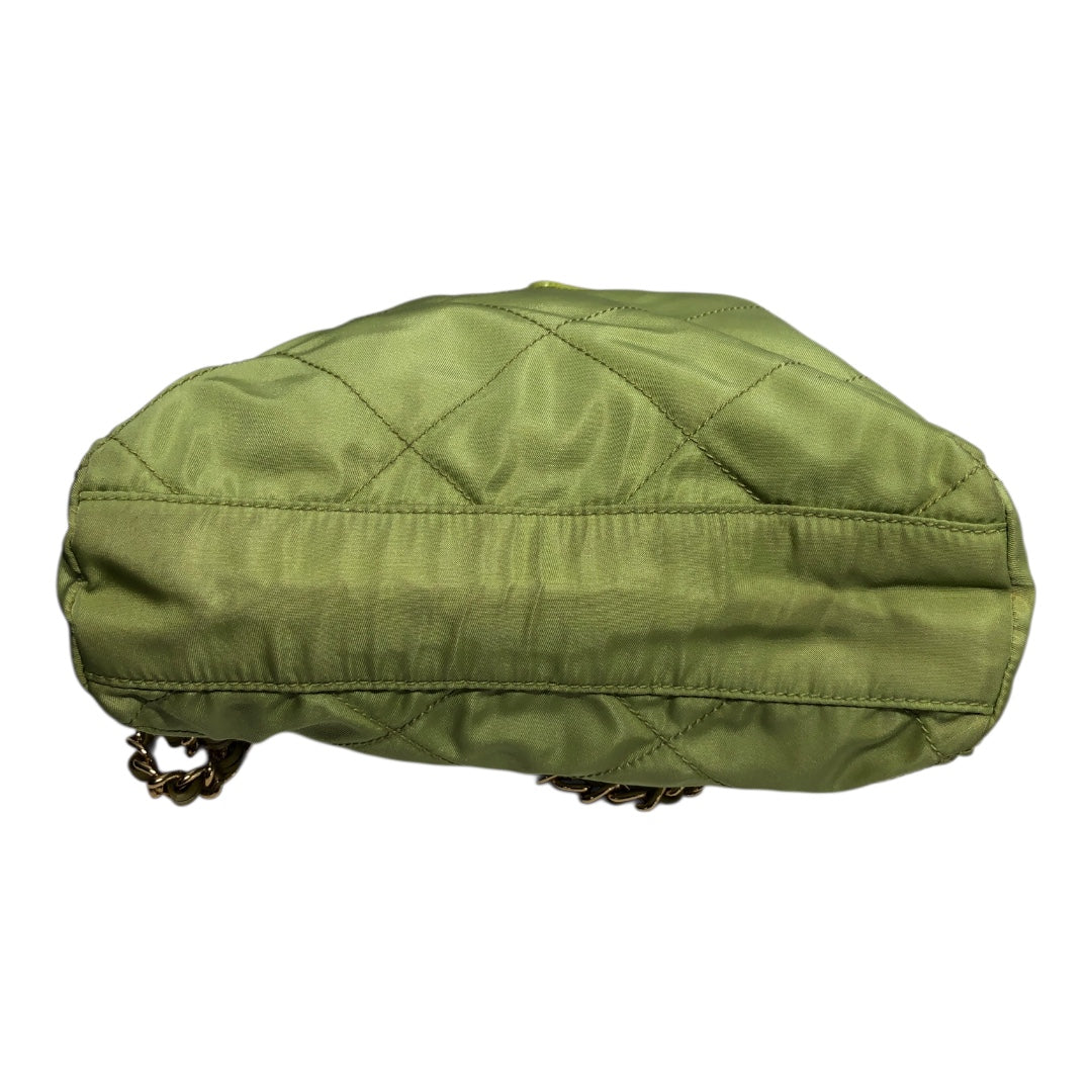 PRADA/Pouch/Nylon/GRN/QUILTED NYLON LIME GREEN view 4