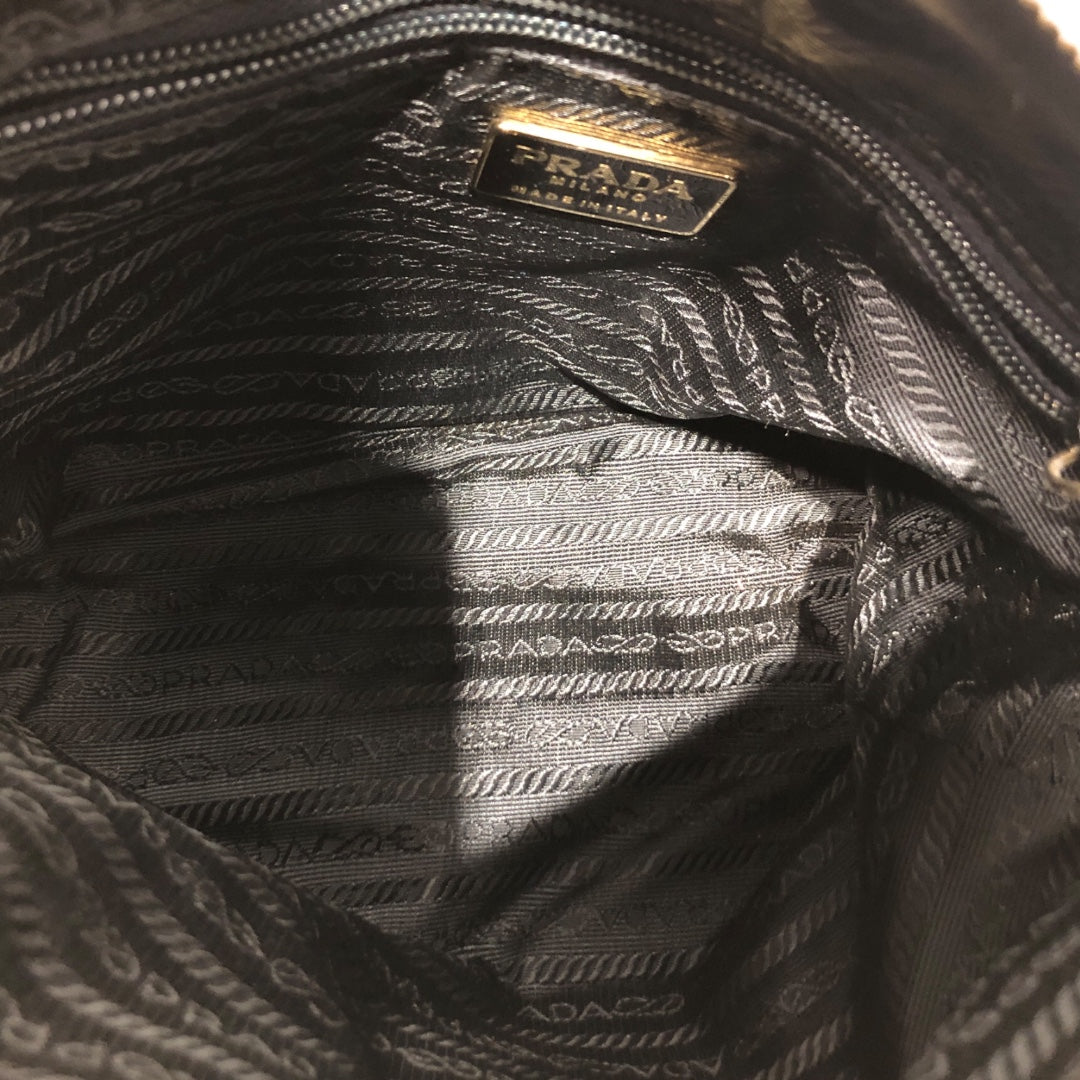 PRADA/Pouch/Nylon/GRN/QUILTED NYLON LIME GREEN view 5